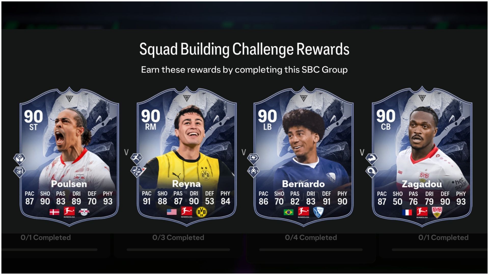 EA FC 25 FC Pro Leagues Virtual Bundesliga SBC: все задания и самые дешевые решения