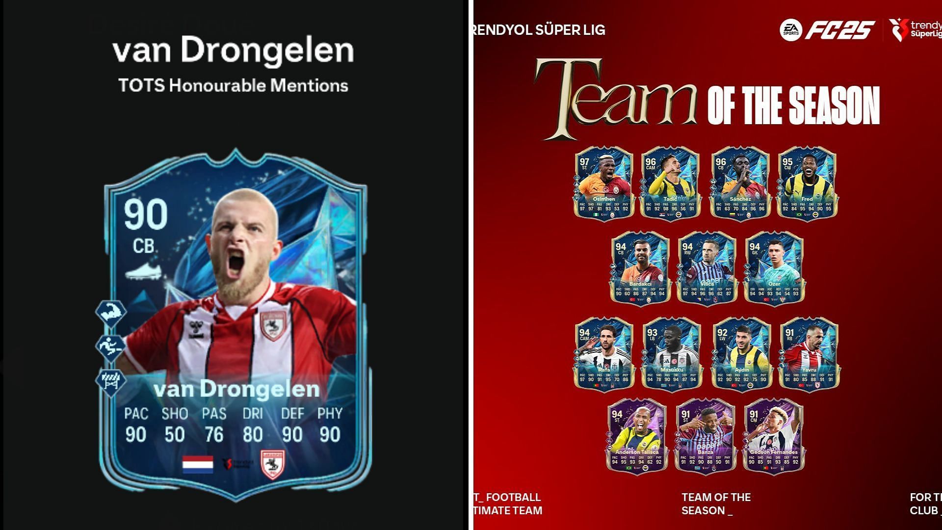 EA FC 25 Ricky Van Drongelen TOTS Honourable Mentions SBC: Все задания и самые дешёвые решения