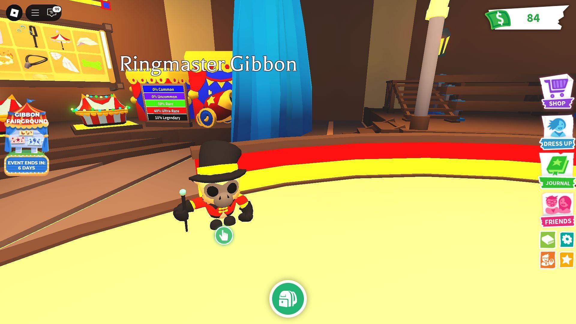 Как усыновить Ringmaster Gibbon в Adopt Me