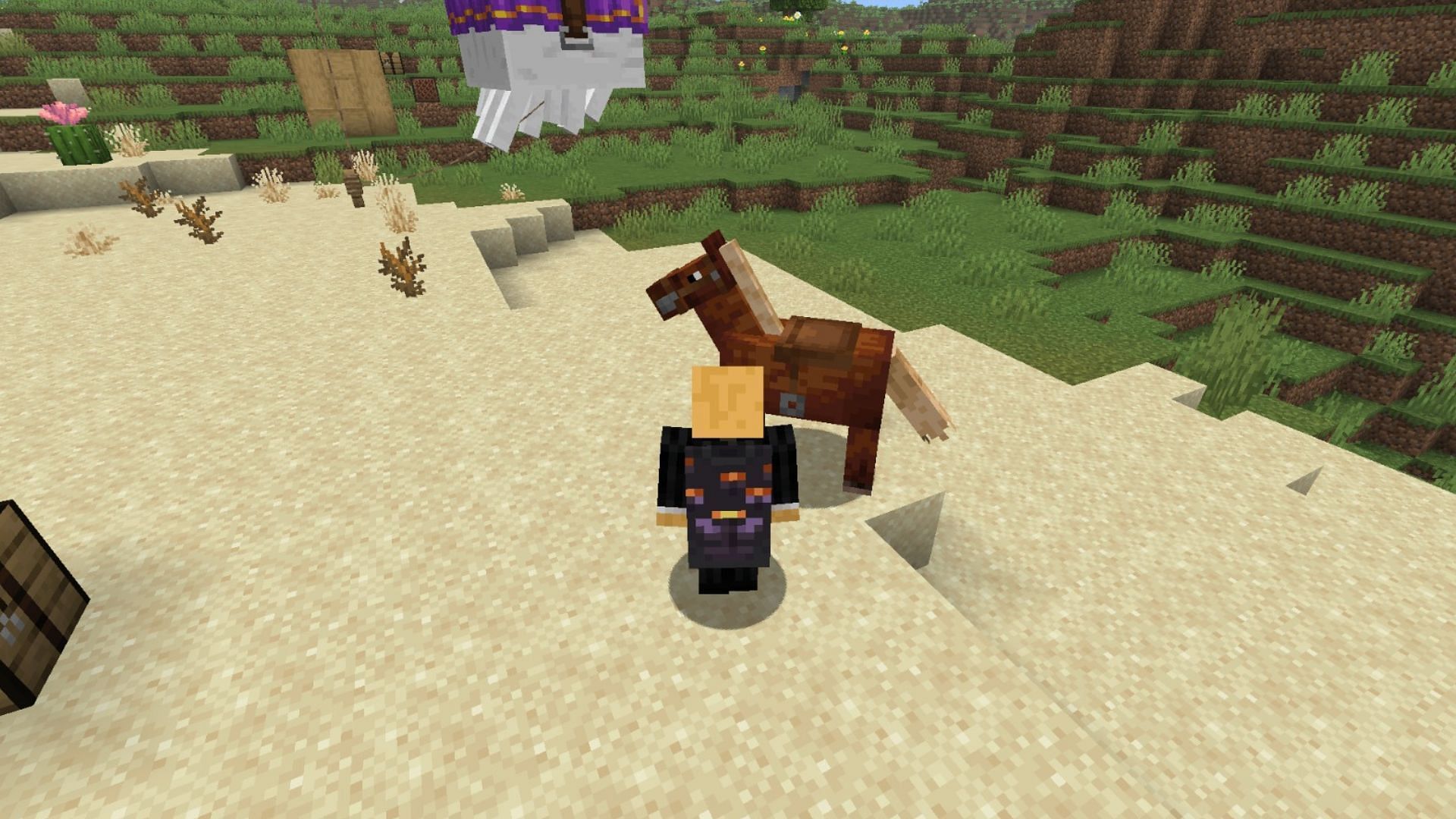 Новый снимок Minecraft Introduces Craftable Saddles
