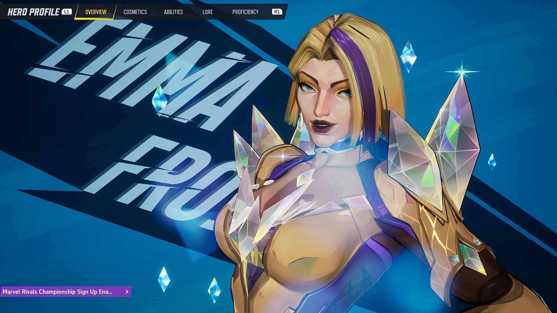 Как разблокировать Emma Frost Golden Diamond skin в Marvel Rivals бесплатно