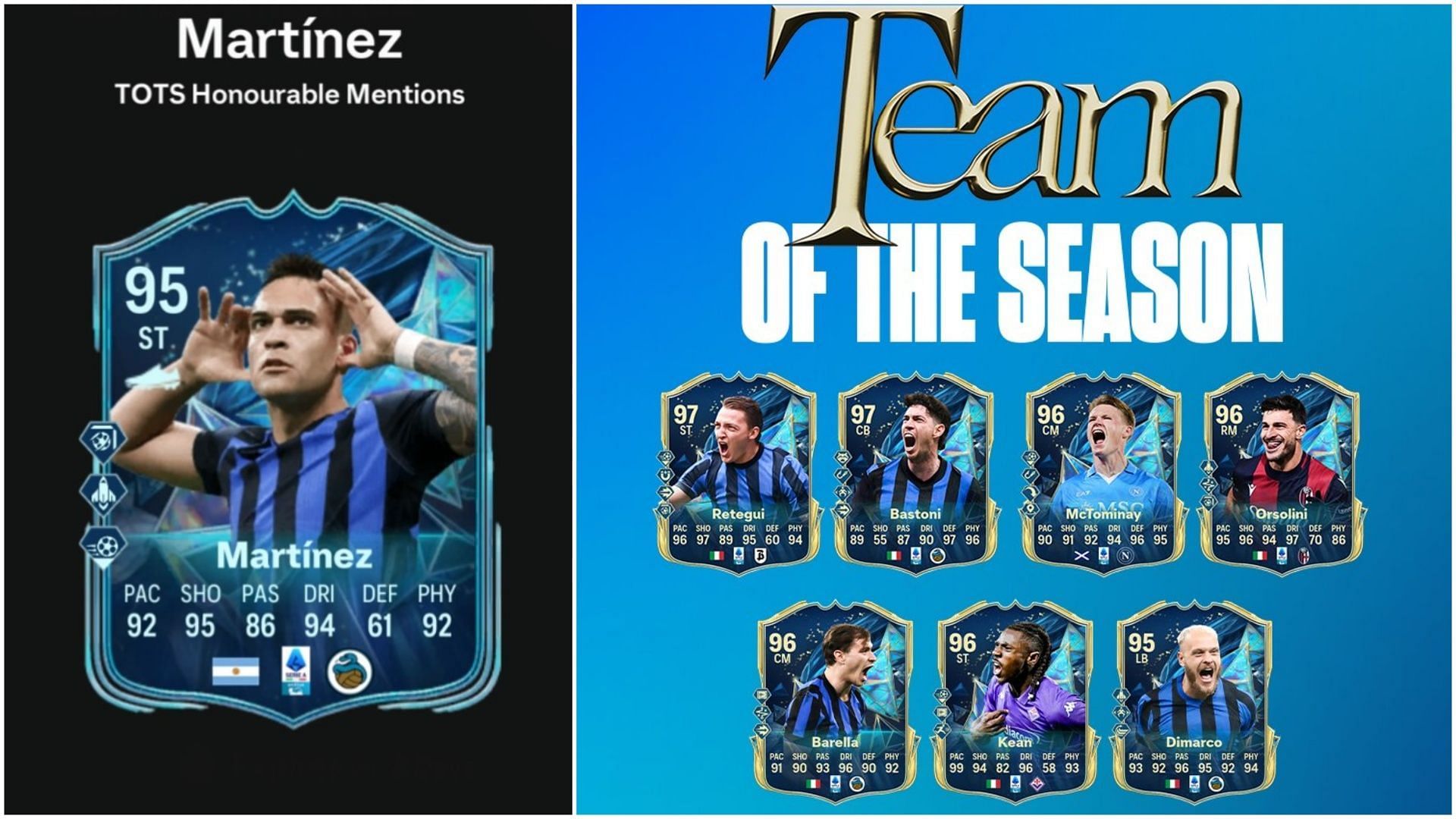 EA FC 25 Lautaro Martinez TOTS Honourable Mentions SBC: Все задания и самые дешёвые решения