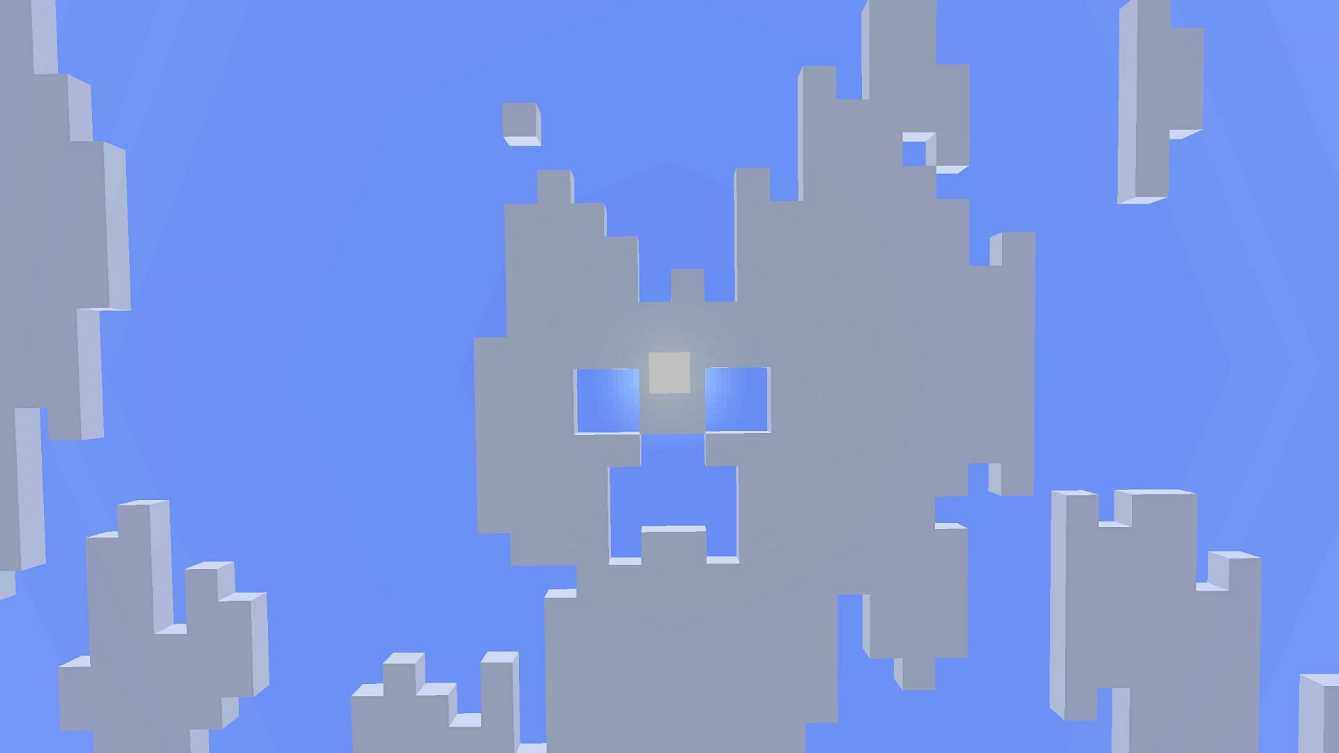 Minecraft добавляет новый редкий пасхалку с крипером в облаках