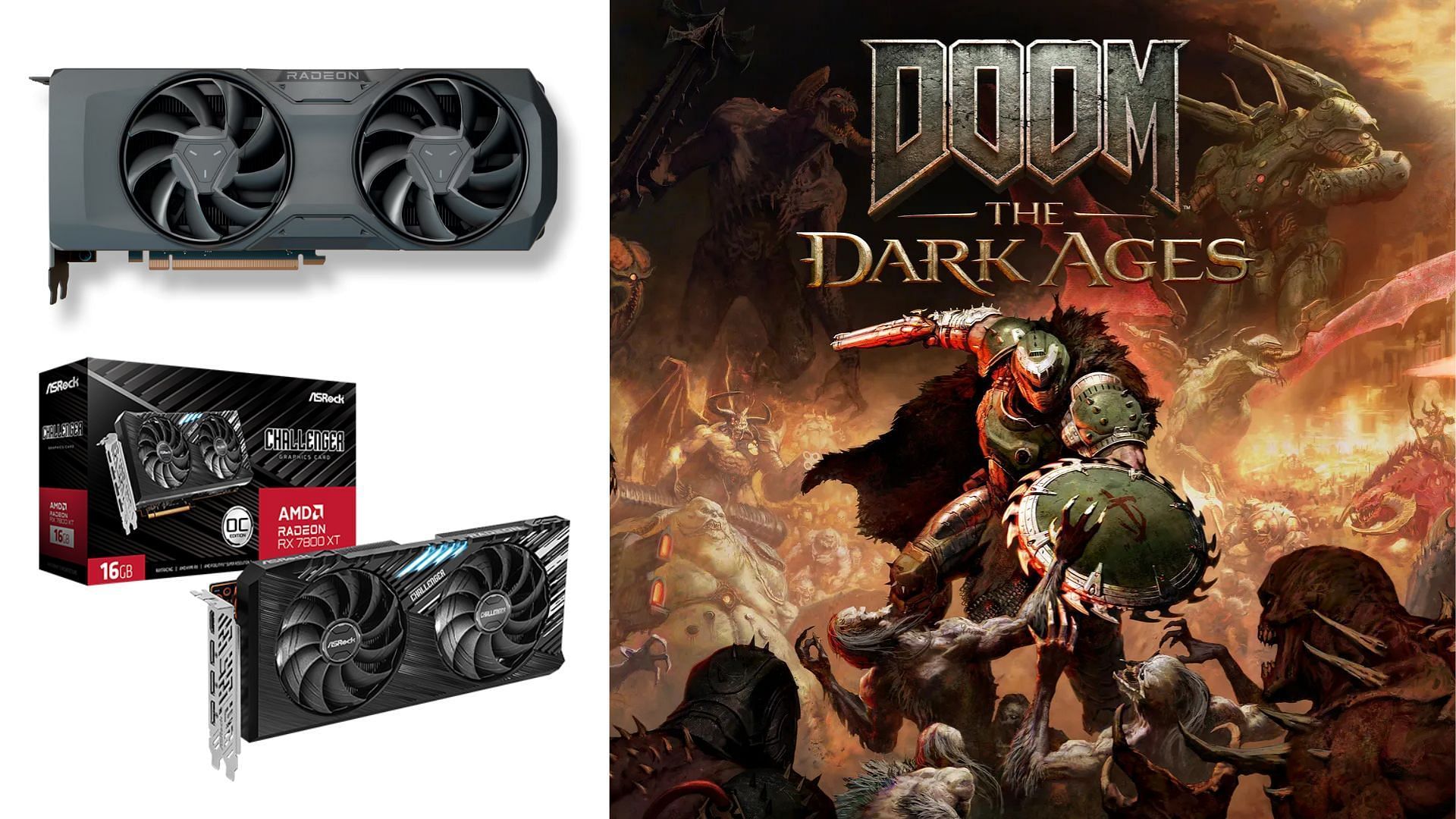 Лучшие настройки графики для Doom The Dark Ages на Radeon RX 7800 XT