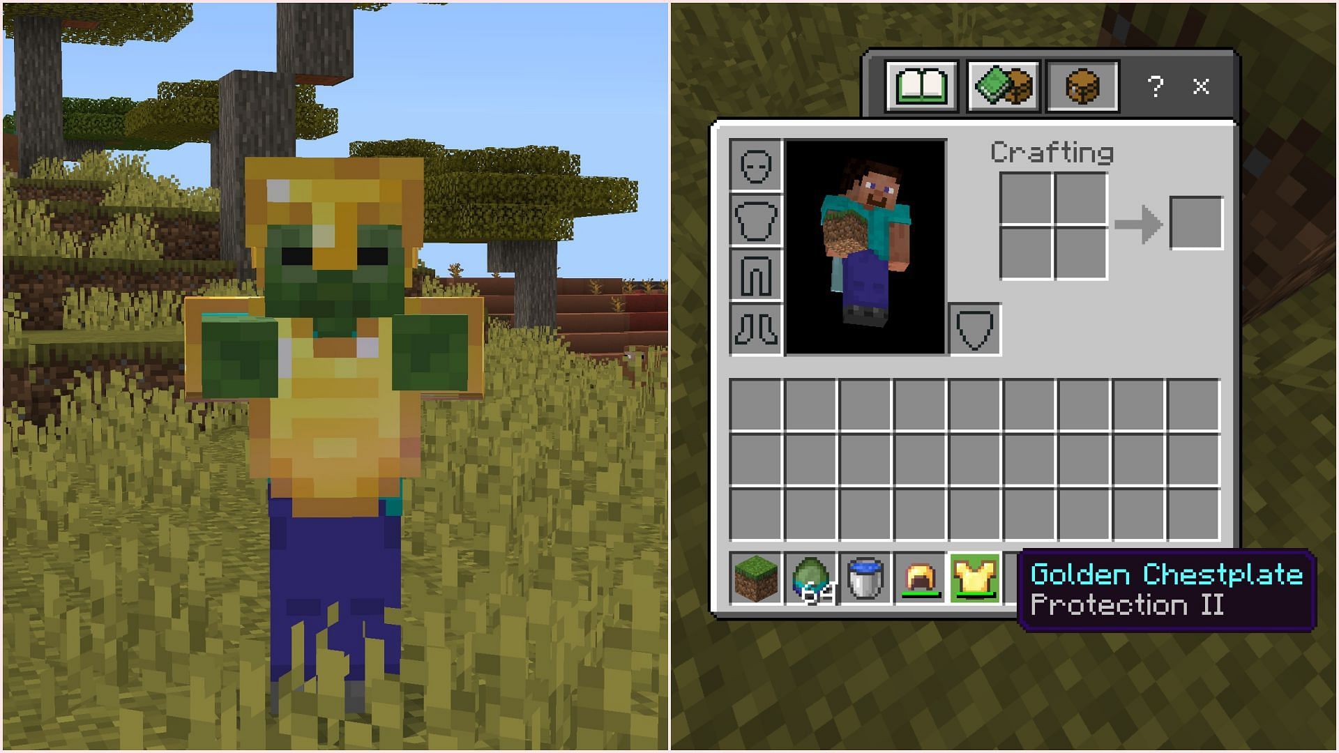 Как получить каждую одежду, которую носит зомби в Minecraft Bedrock Edition