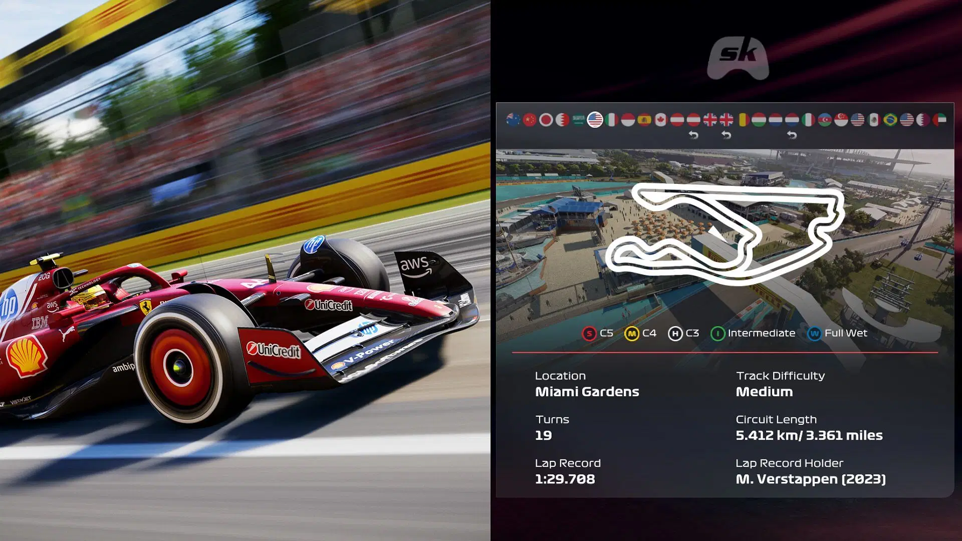 Лучший настройка для F1 25 Miami International Autodrome на Miami GP