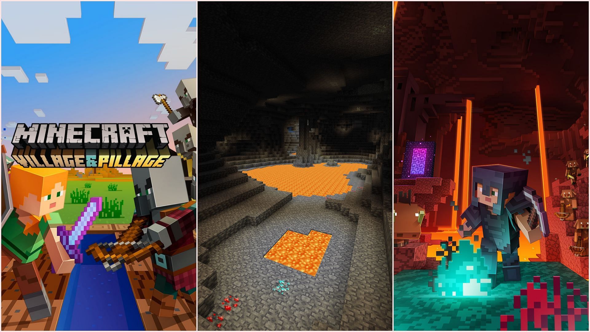 6 самых значительных обновлений в истории Minecraft