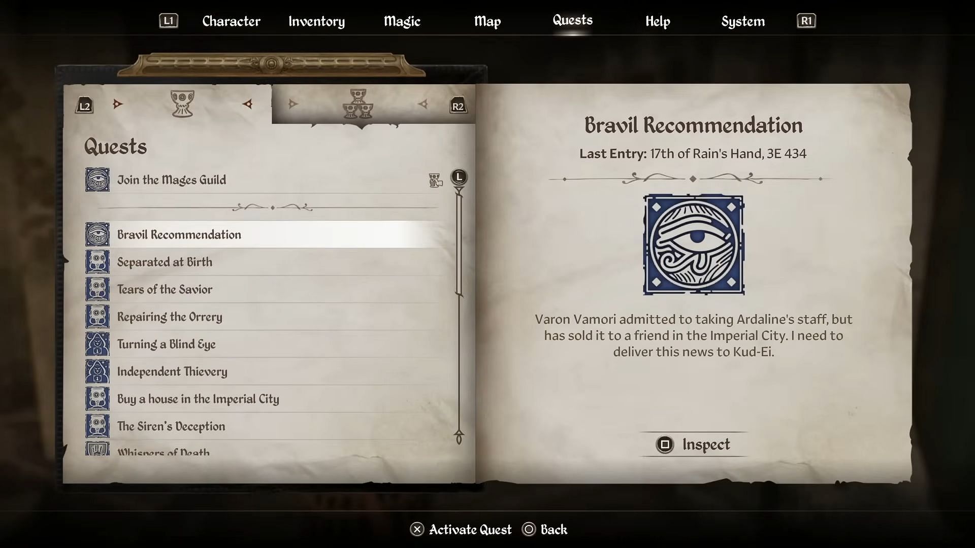 Обзор Oblivion Remastered: Как завершить задание Bravil Recommendation