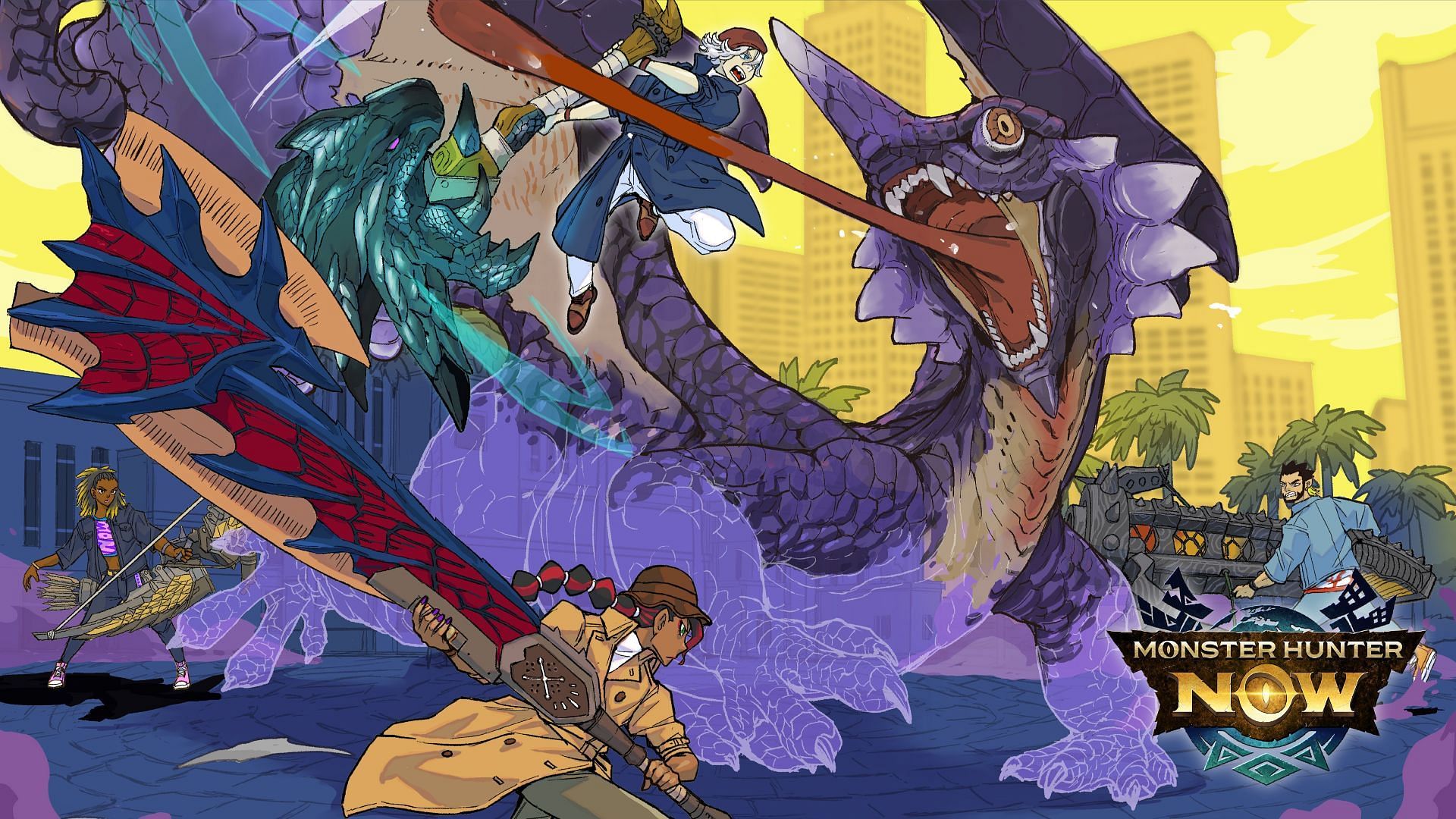 Как охотиться на Chameleos в Monster Hunter Now