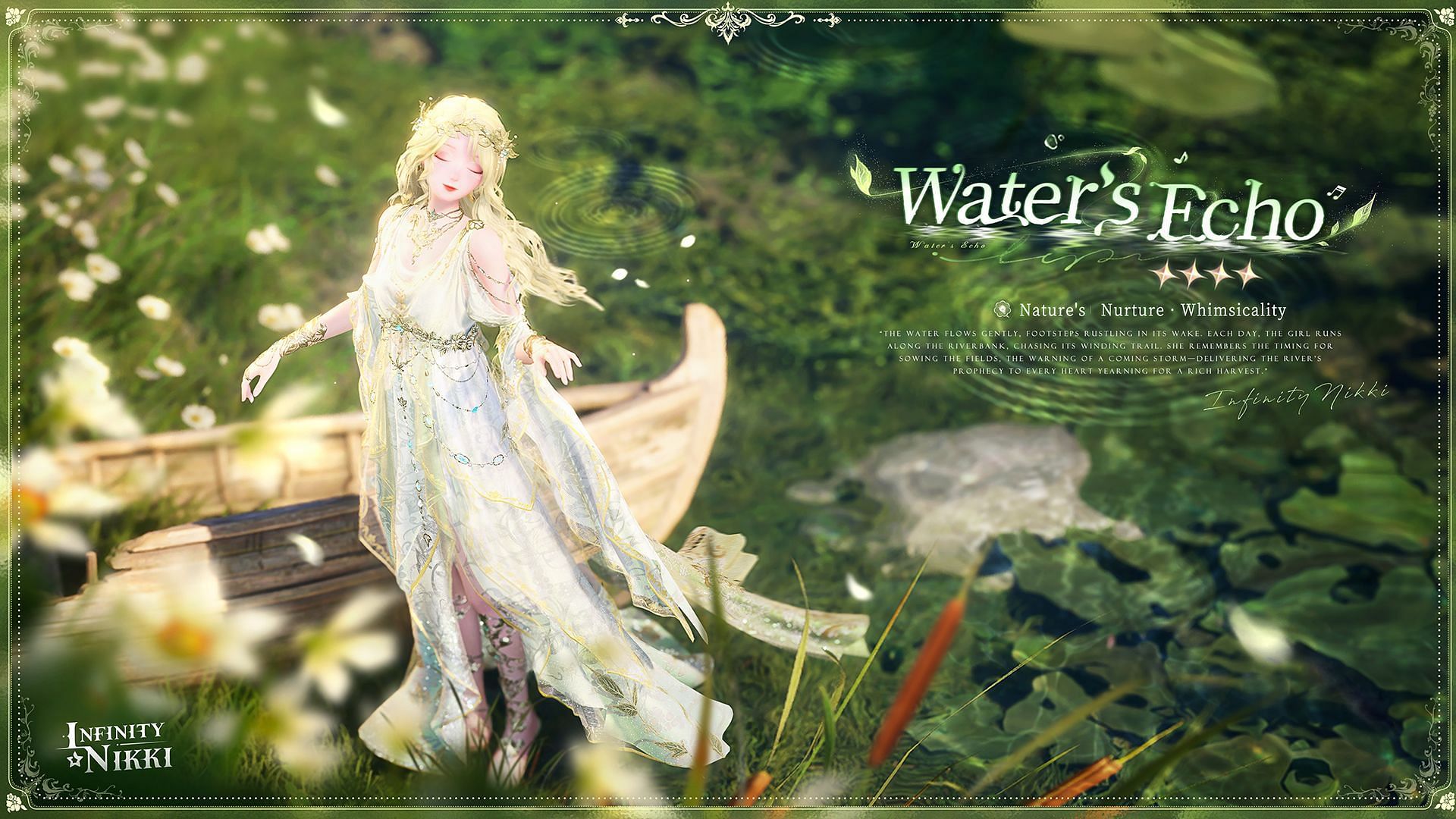 Infinity Nikki 1.5 Подробности о наряде Water’s Echo, сроки выхода и обратный отсчет