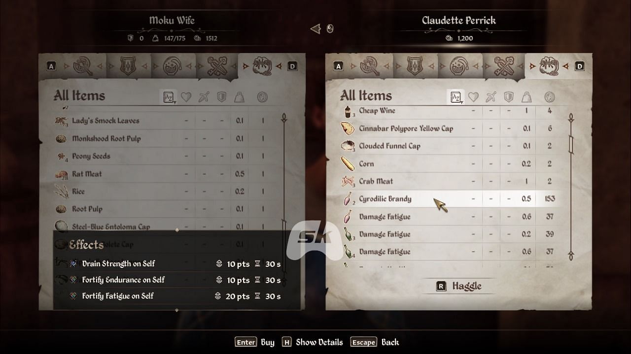 Как получить Cyrodilic Brandy в Oblivion Remastered
