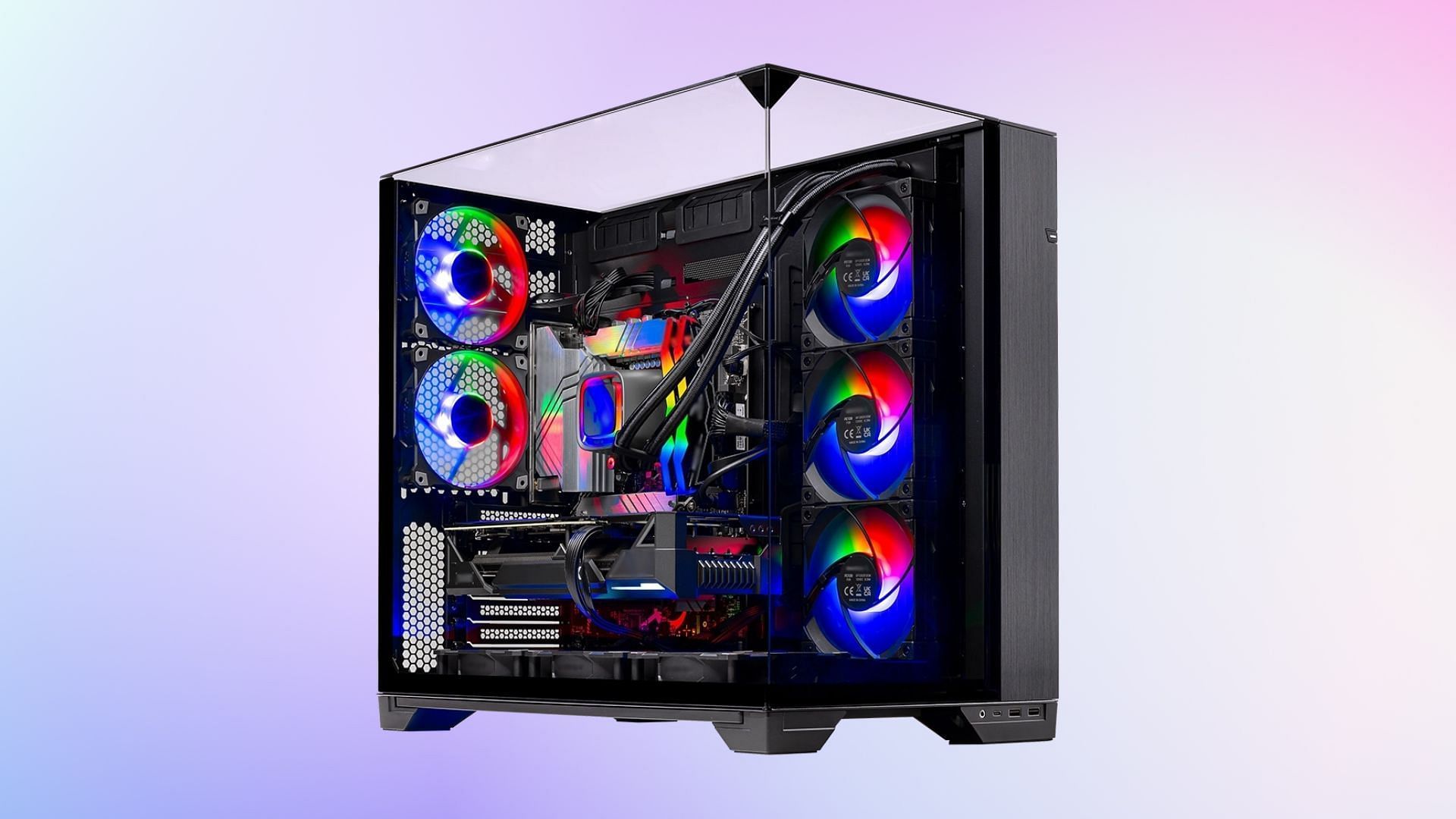 Skytech O11 Vision игровой ПК с RTX 5070 Ti доступен по самой низкой цене на Newegg