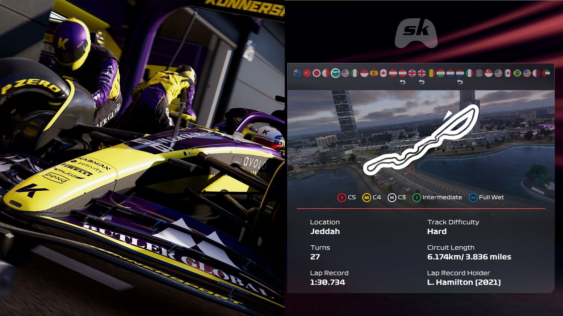 Лучший сетап для Jeddah Corniche Circuit в F1 25 на Saudi Arabian GP