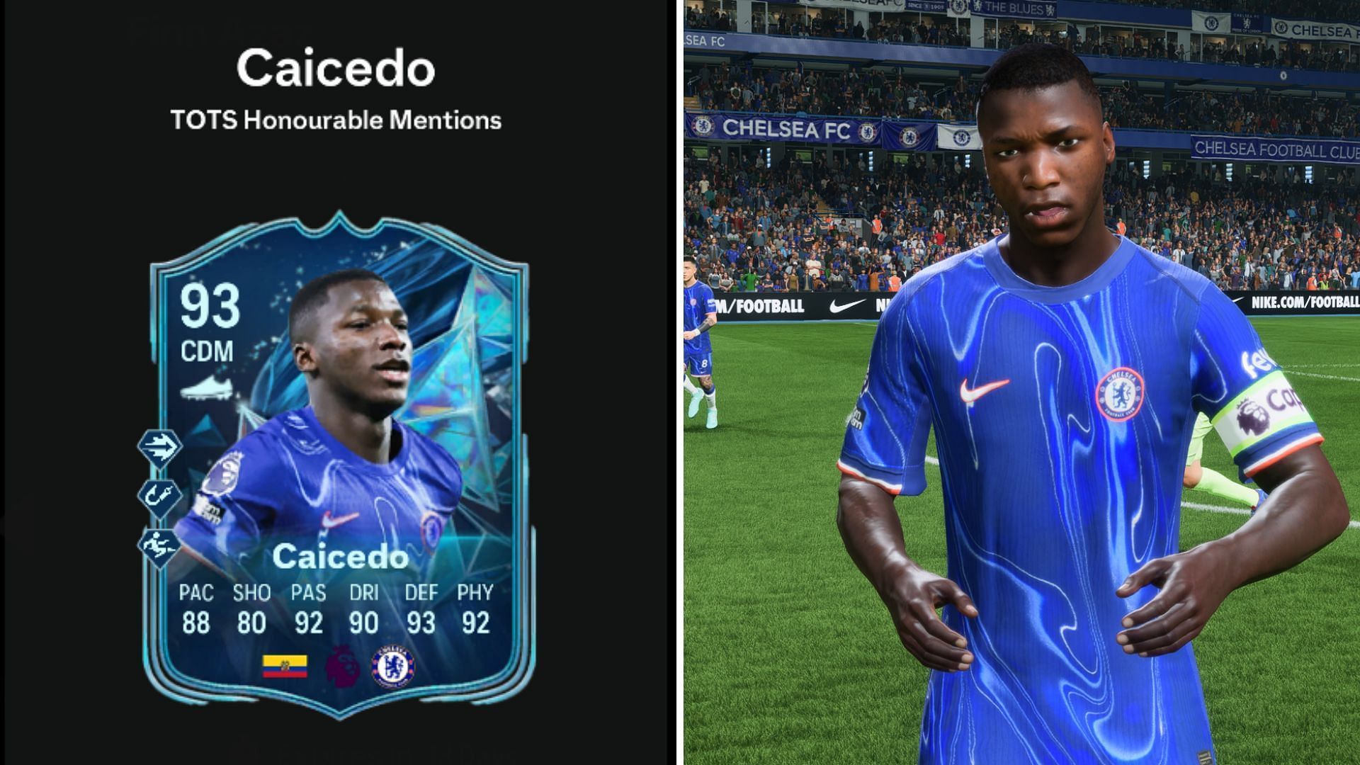 EA FC 25 Moises Caicedo TOTS Honourable Mentions SBC: Все задания и самые дешёвые решения