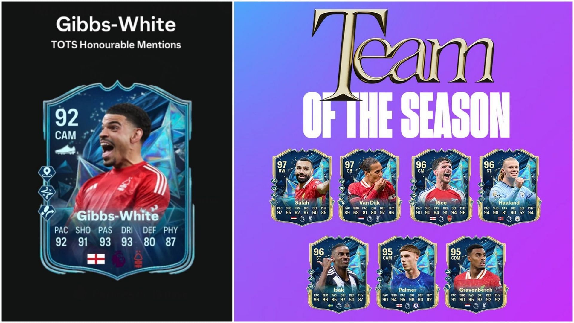 EA FC 25 Morgan Gibbs-White TOTS Honourable Mentions SBC: Все задания и самые дешевые решения