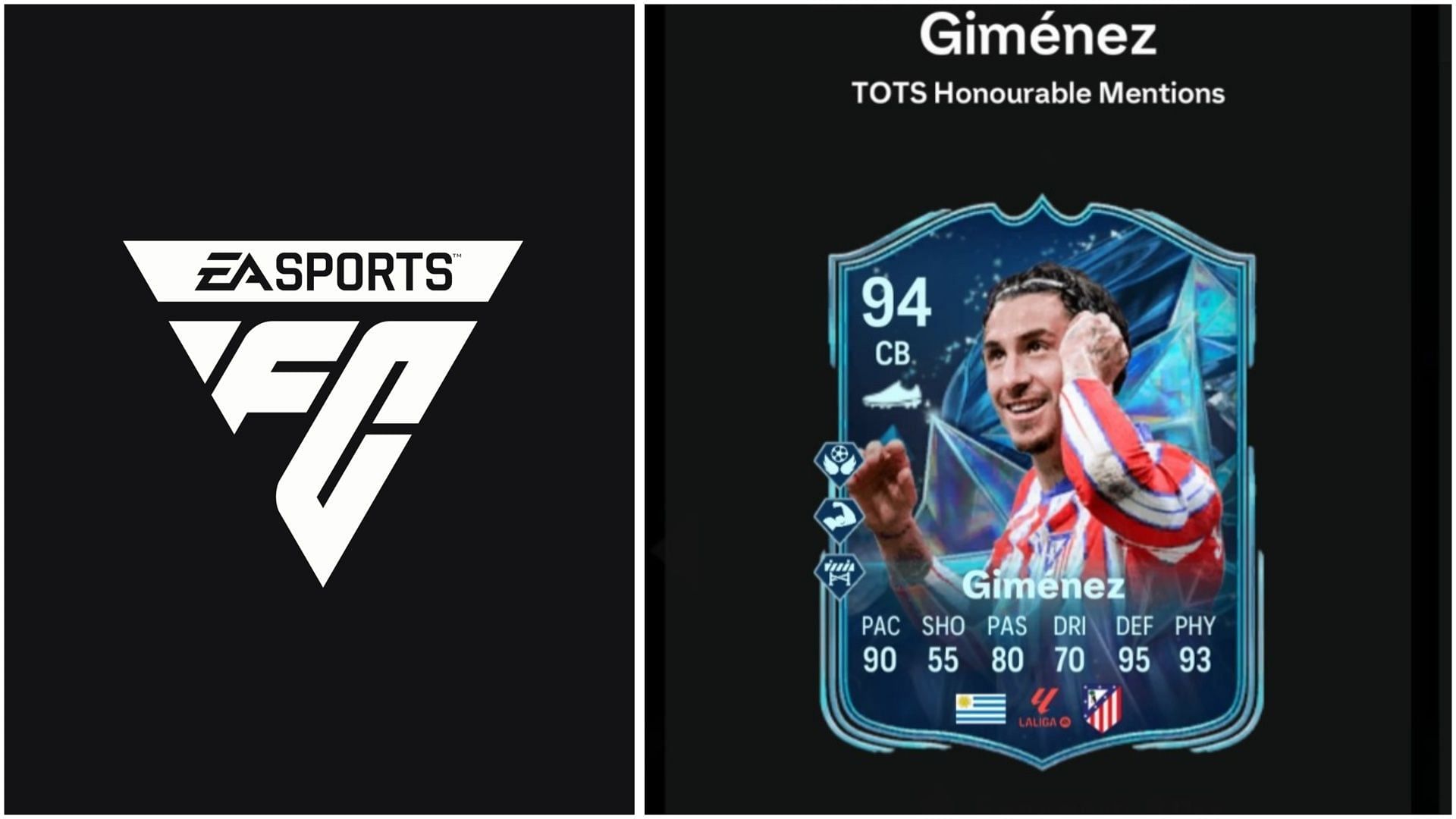 EA FC 25 Jose Maria Gimenez TOTS Honourable Mentions SBC: Все задания и самые дешёвые решения