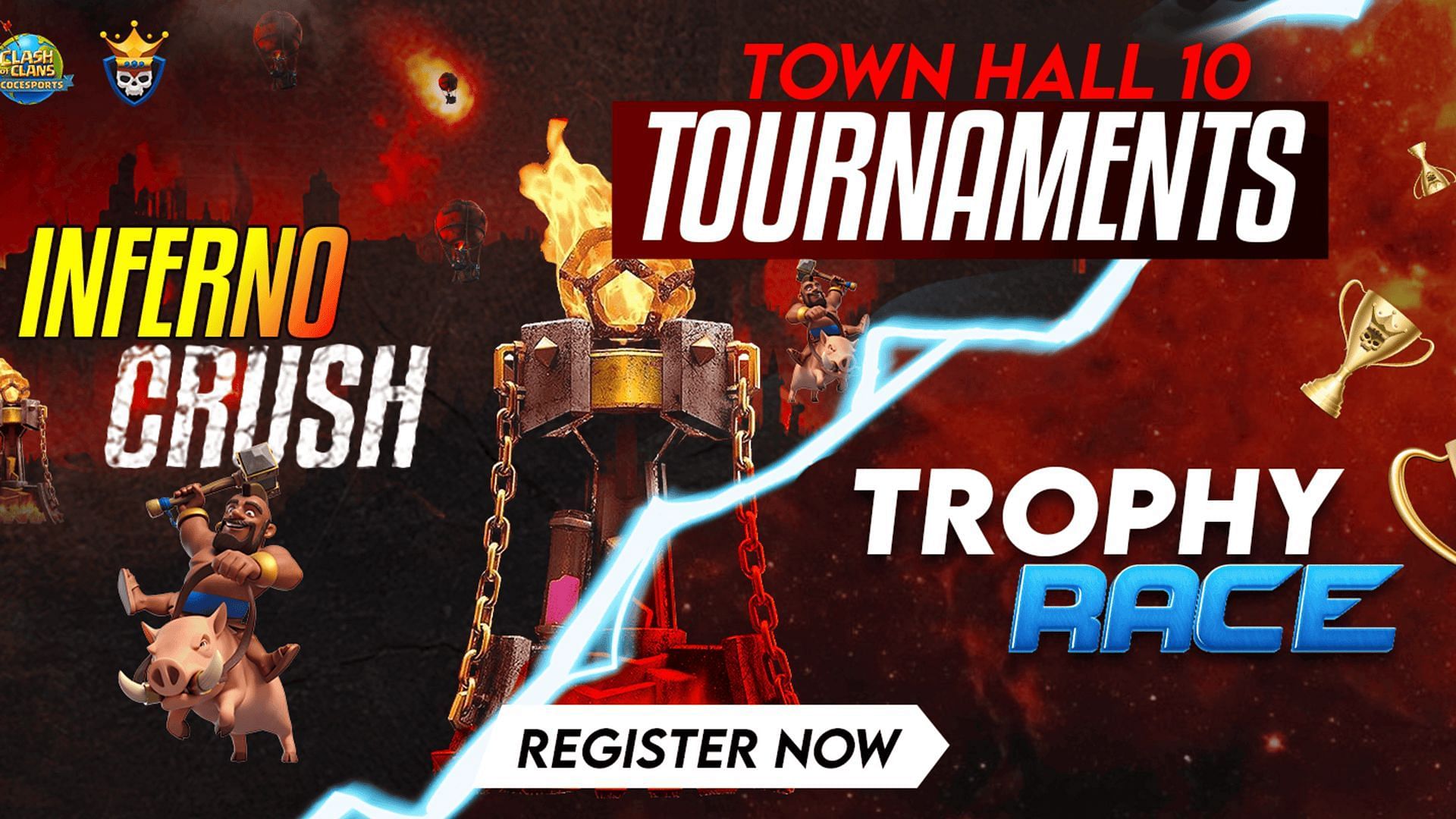 Как зарегистрироваться на события Clash of Clans Town Hall 10 Trophy Race и Inferno Crush