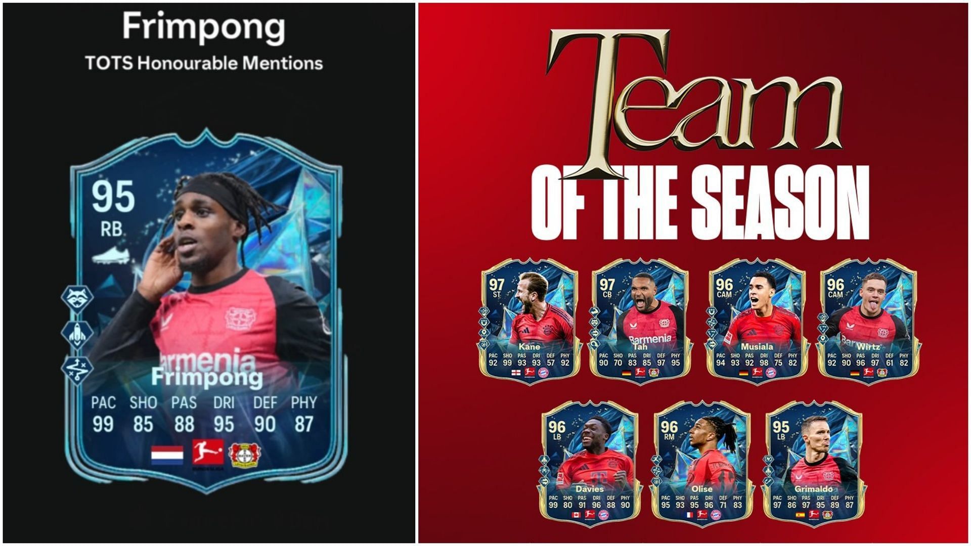 EA FC 25 Jeremie Frimpong TOTS Honourable Mentions SBC: Все задачи и самые дешёвые решения