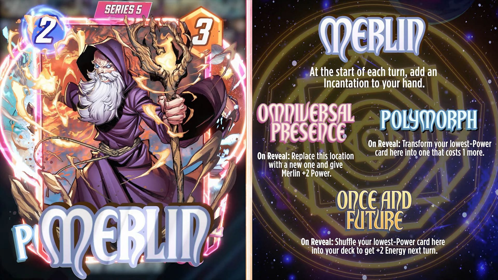 Marvel Snap Merlin card: Синергия, контрмеры и другое