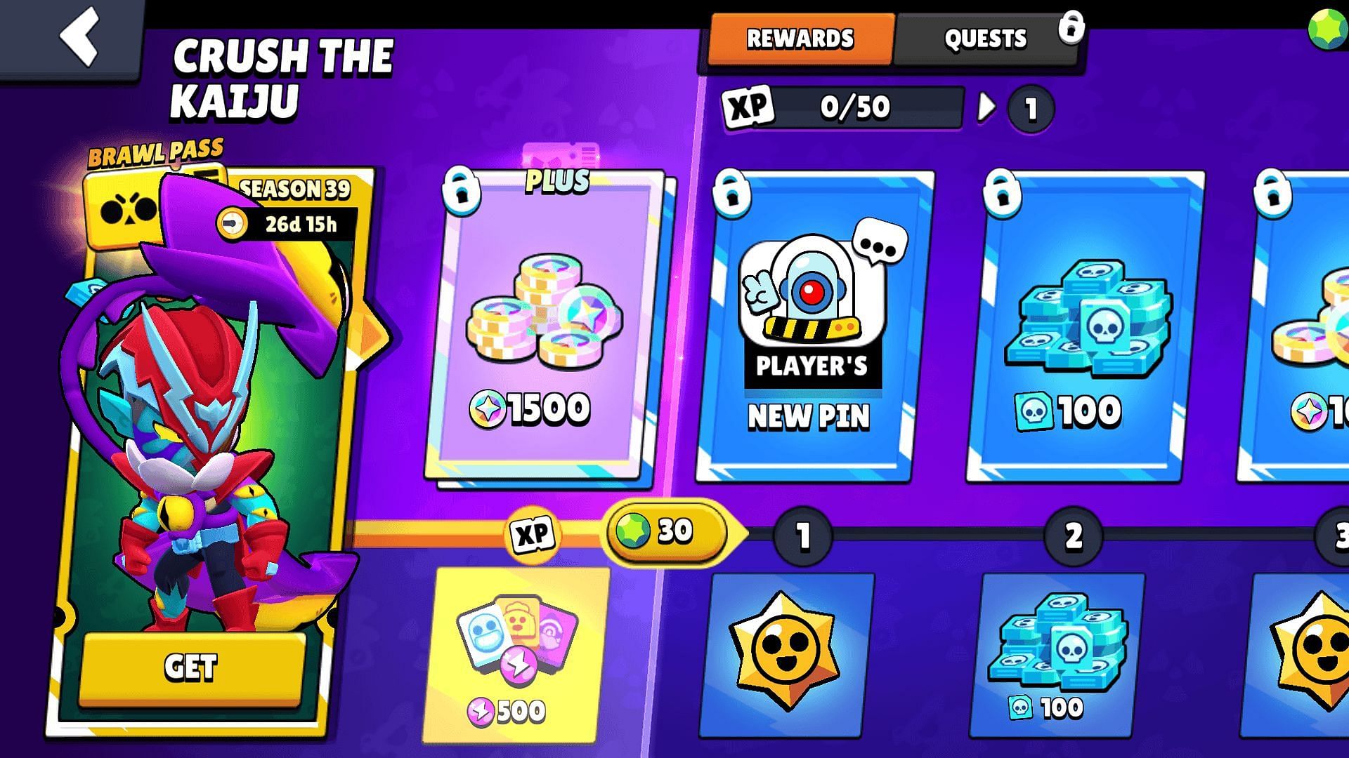 Brawl Stars Season 39 Brawl Pass: Стоимость, награды и другое