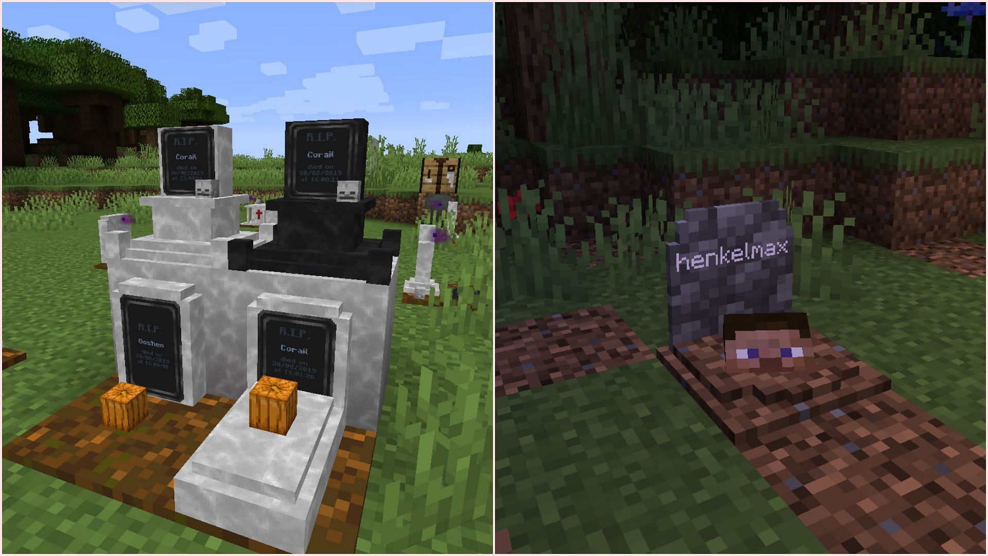 4 лучших мода на надгробия для Minecraft