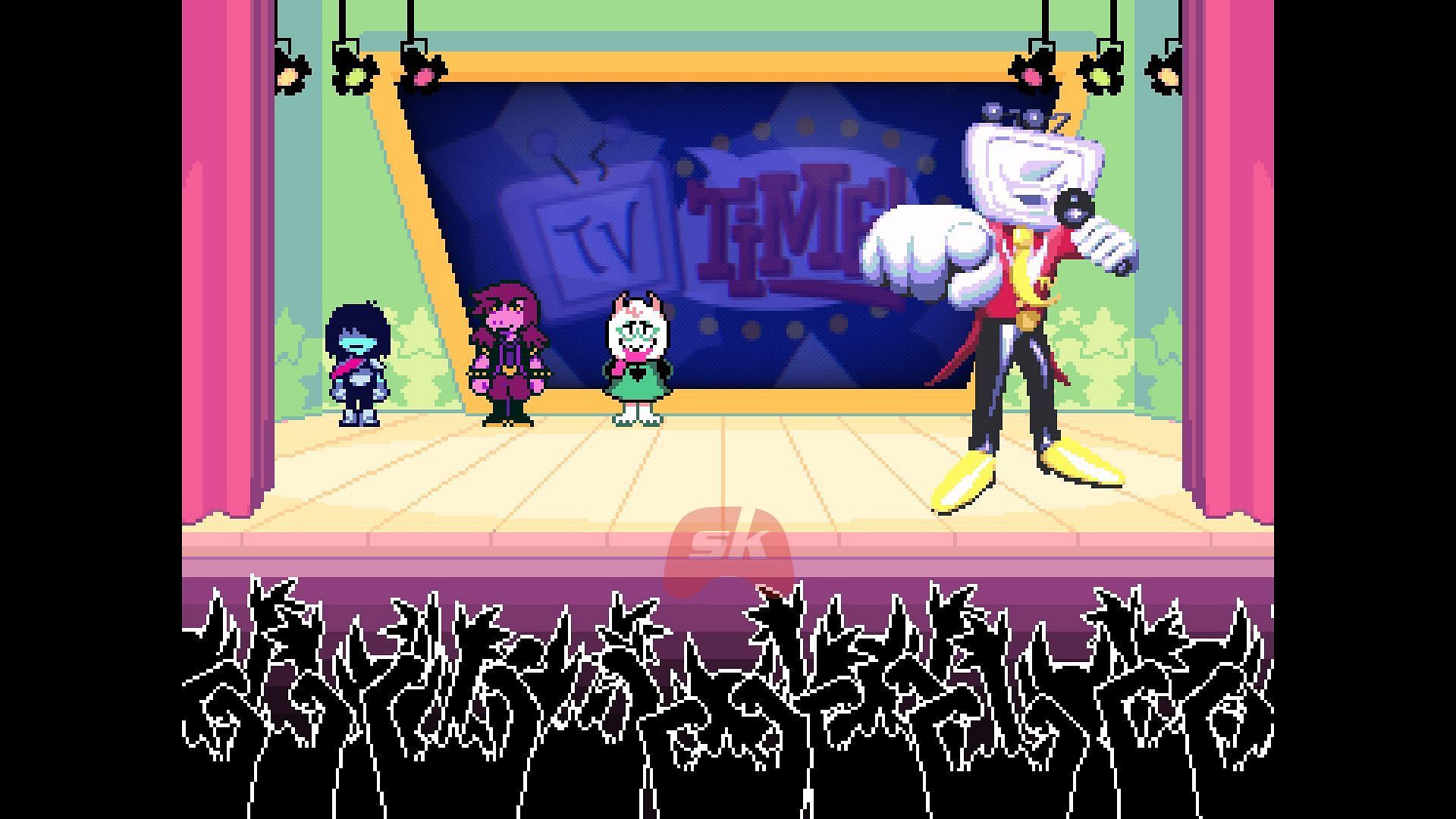 Все правильные ответы на вопросы телевизионного шоу Тенны в Deltarune Chapter 3