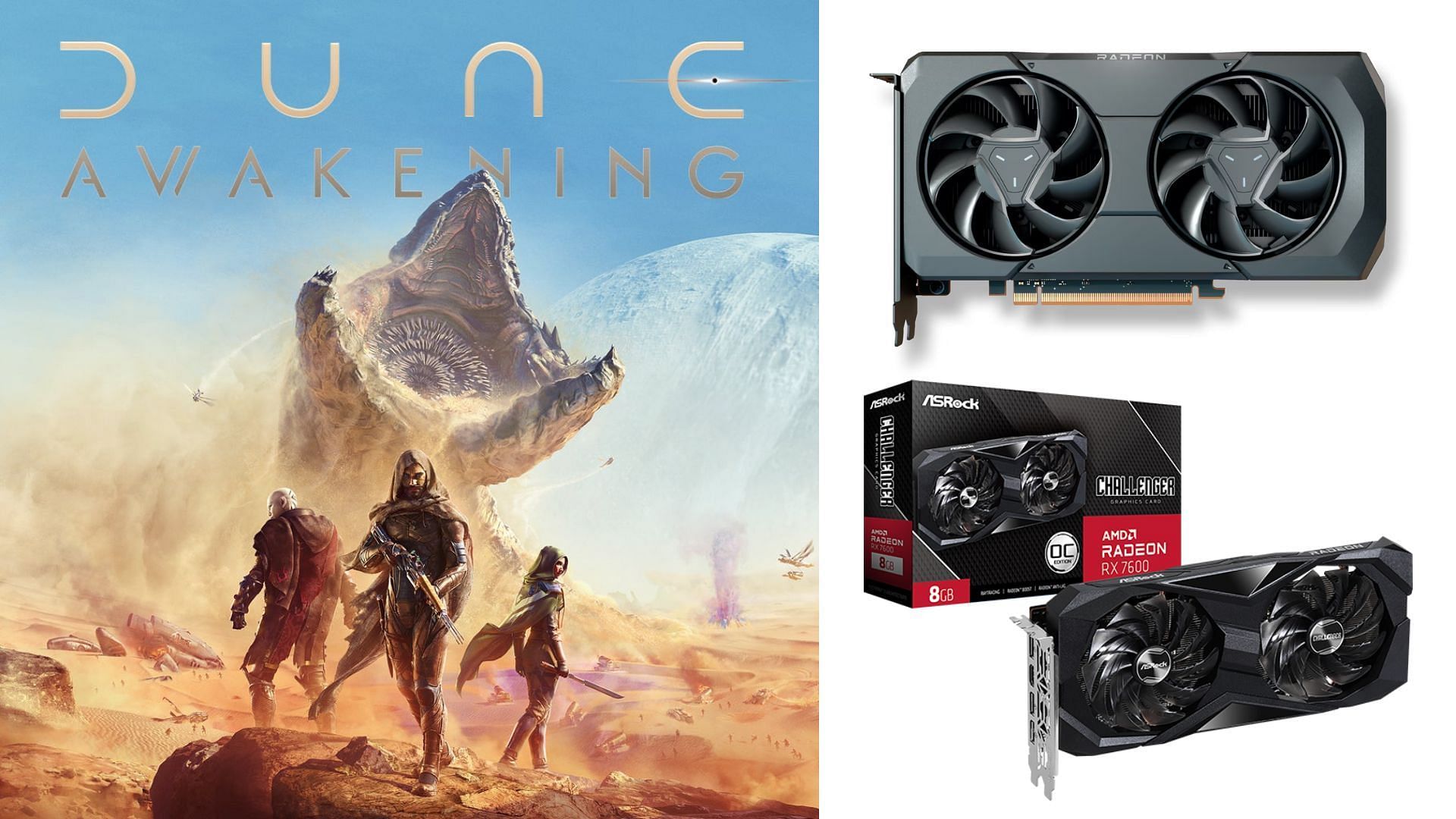 Лучшие графические настройки Dune Awakening для Radeon RX 7600 и RX 7600 XT