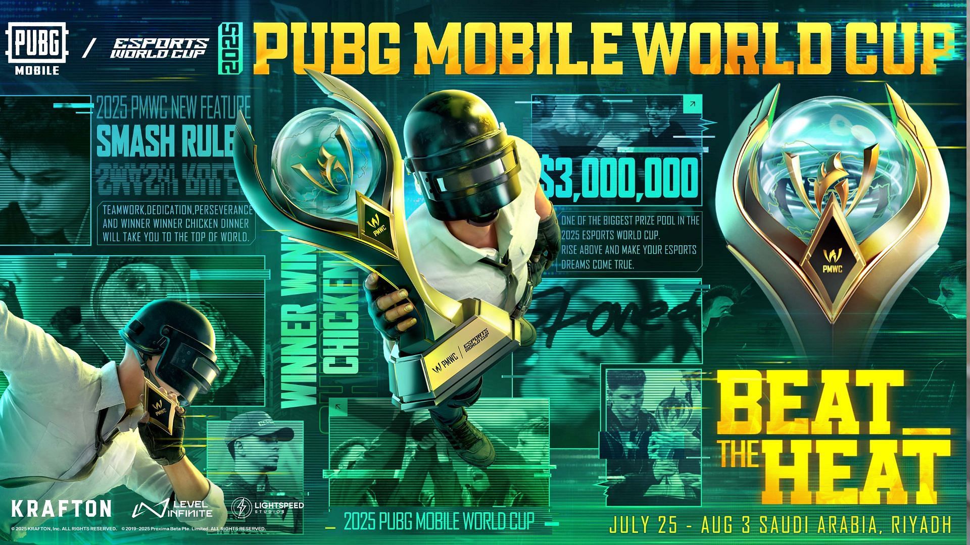 PUBG Mobile World Cup (PMWC) 2025 будет проходить с правилом Smash