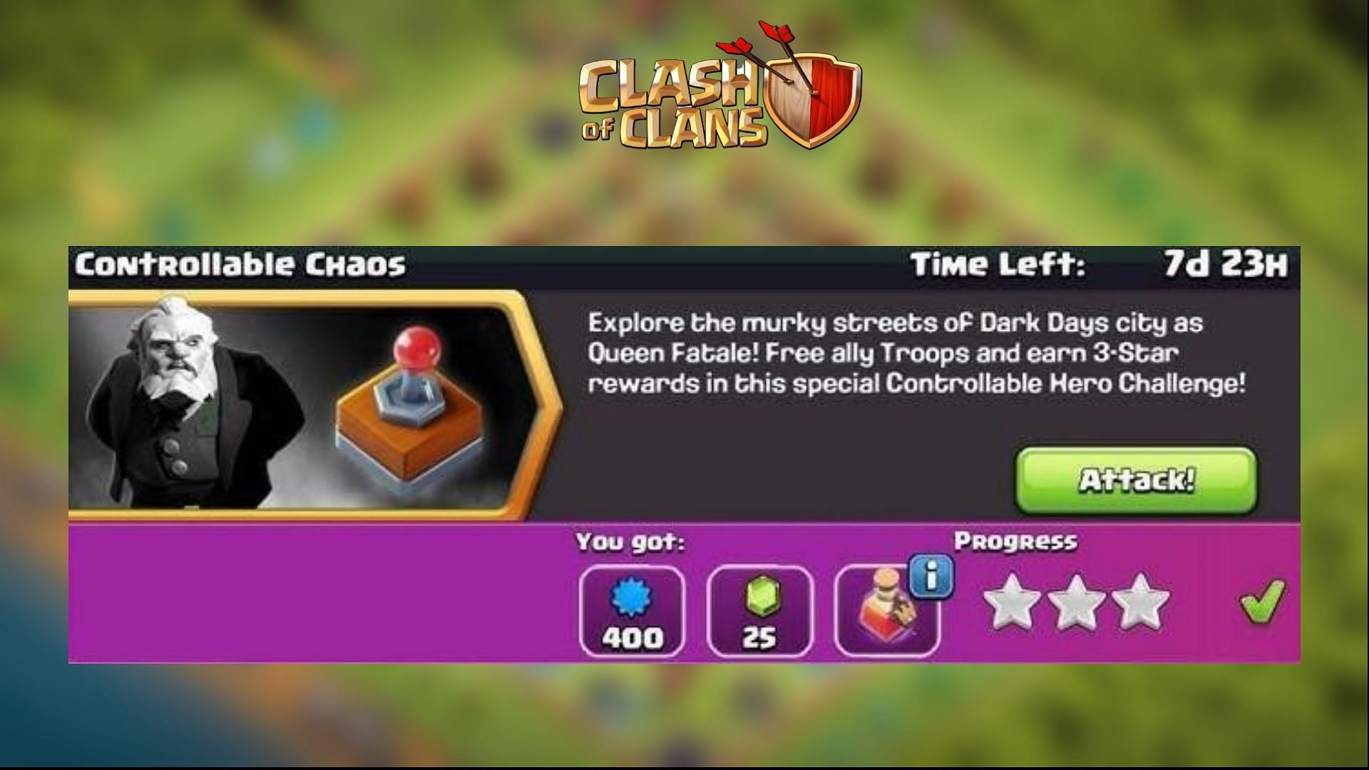 Как получить 3 звезды в Clash of Clans Controllable Chaos Challenge