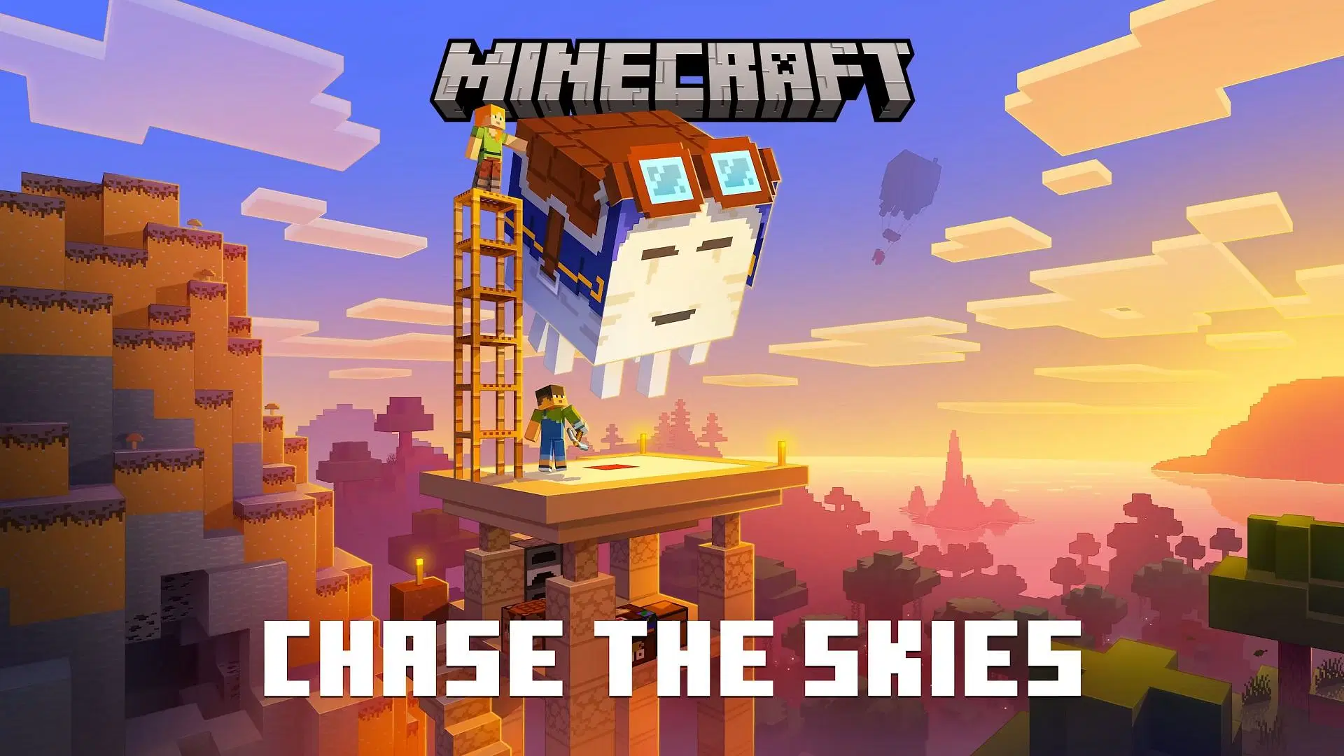 Что нового в обновлении Minecraft Chase the Skies?