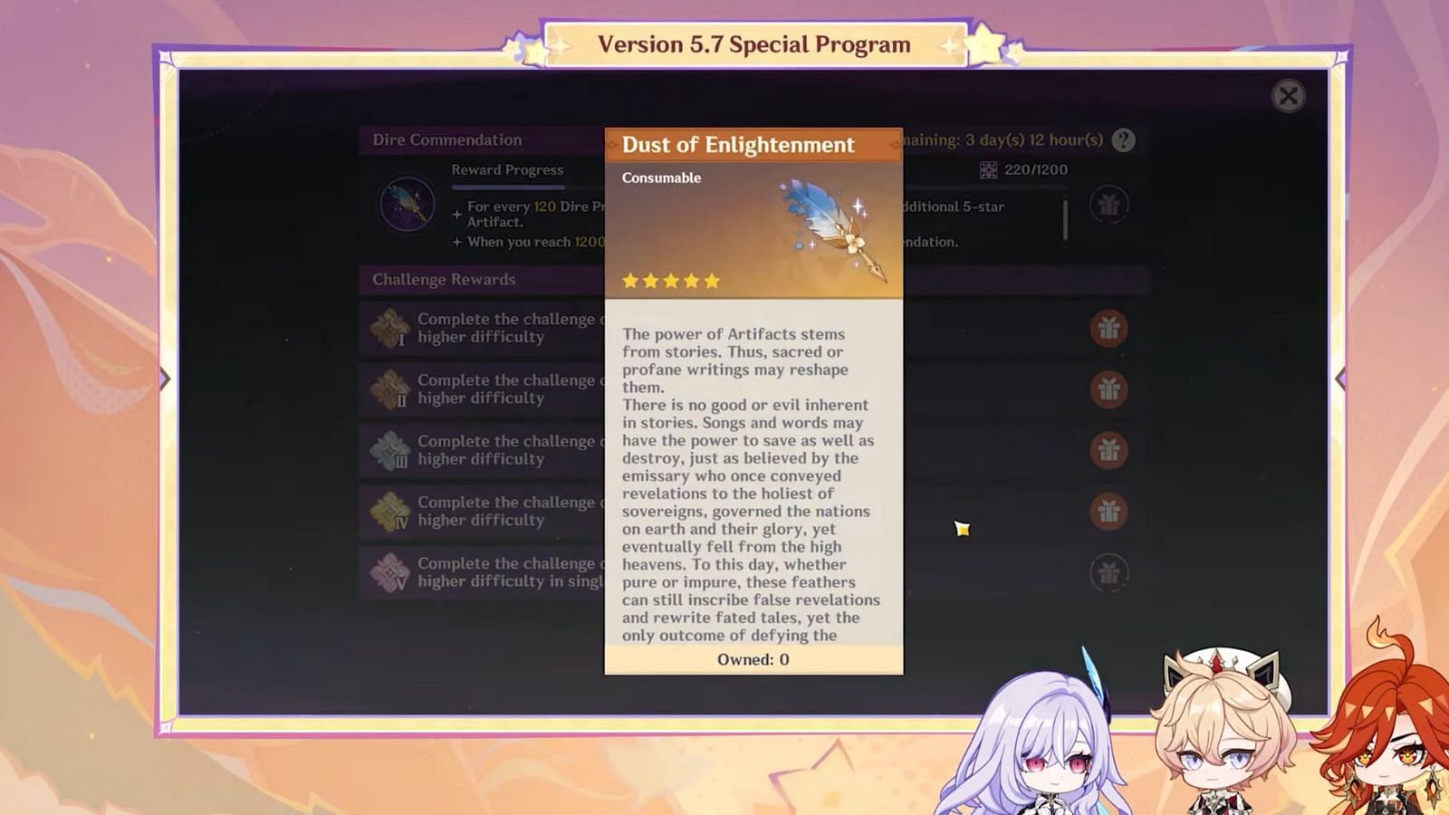 Что такое Dust of Enlightenment в Genshin Impact?