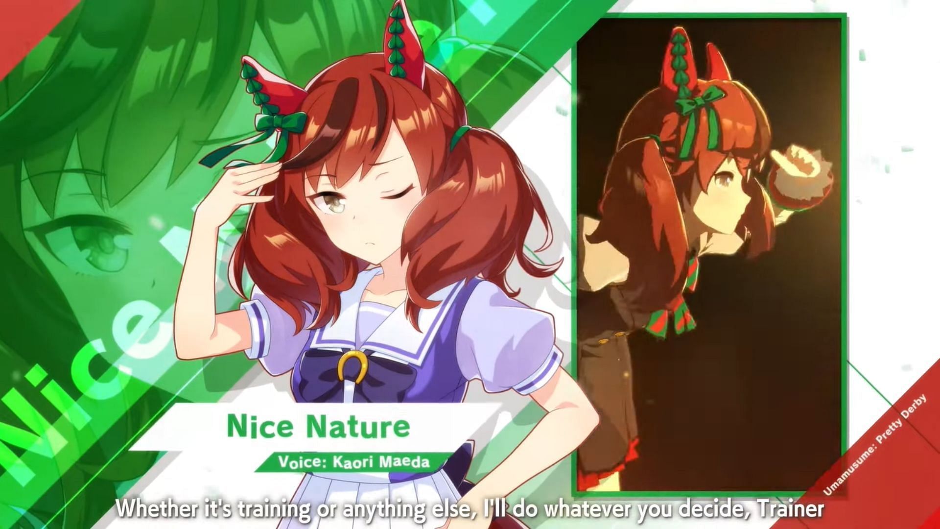 Все выборы событий Nice Nature и их влияние в Umamusume: Pretty Derby