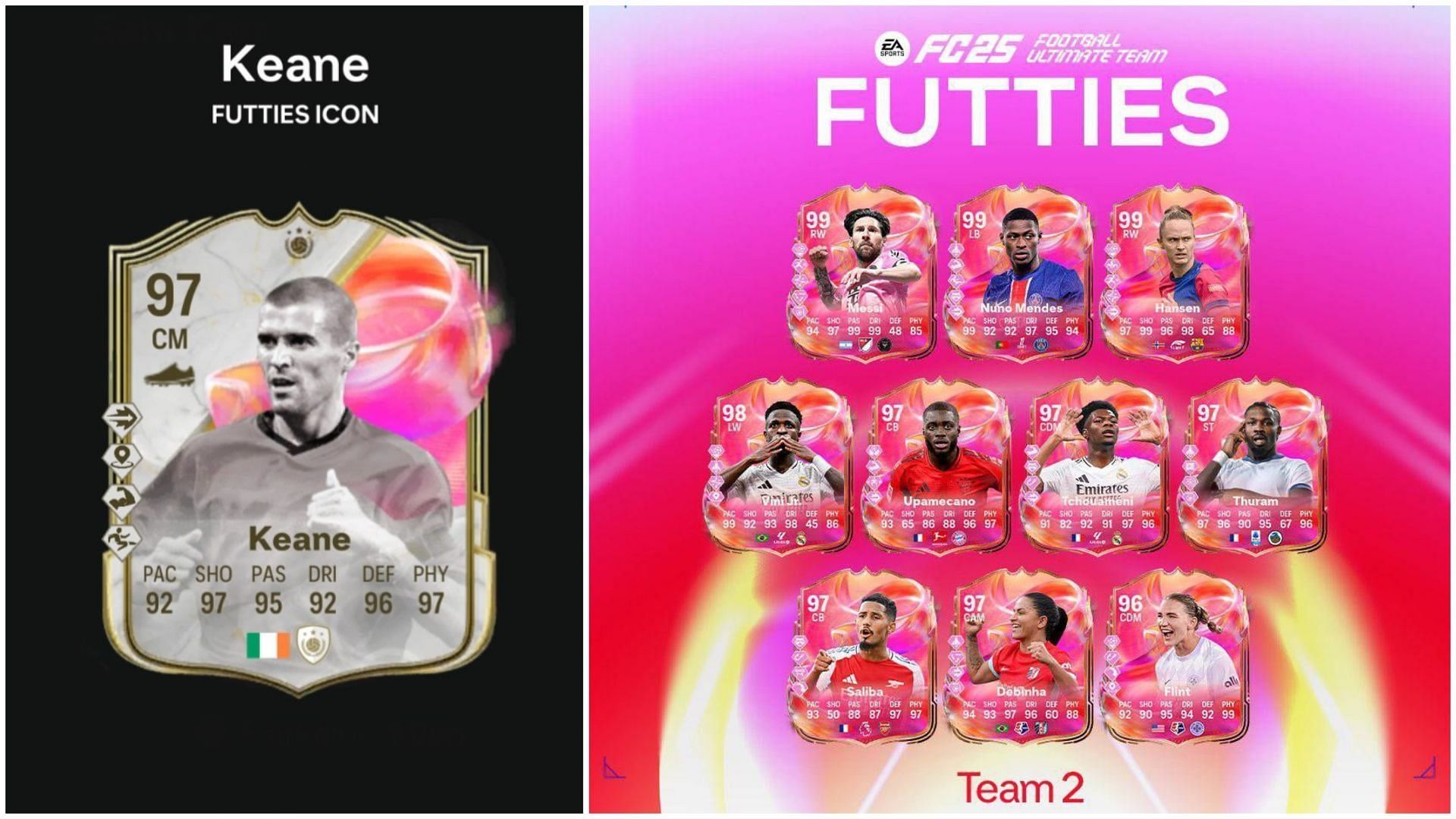 EA FC 25 Roy Keane FUTTIES Icon SBC: Все задачи и самые дешёвые решения
