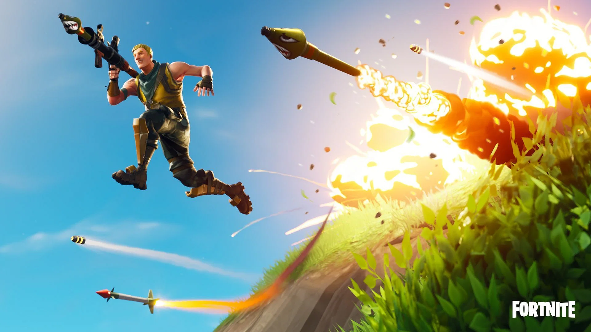 Все взрывчатые оружия в Fortnite