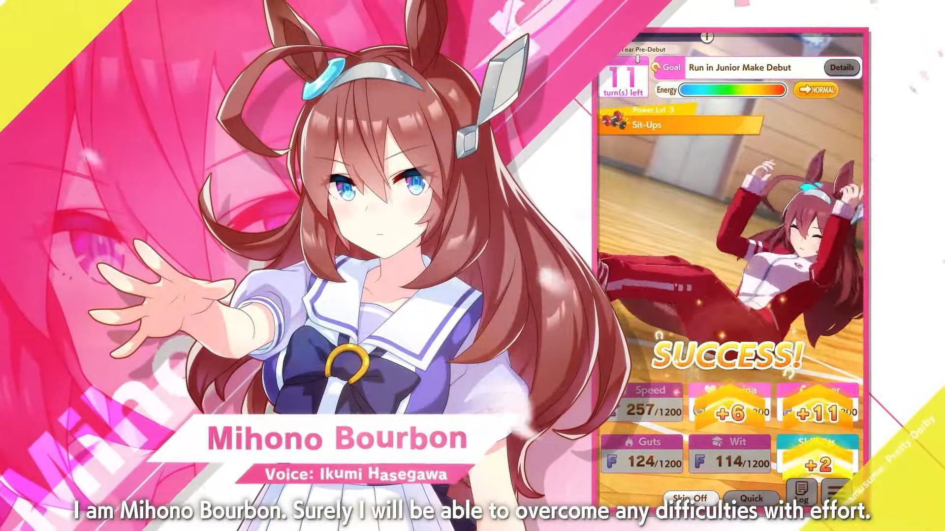 Выбор событий Mihono Bourbon и их последствия в Umamusume: Pretty Derby