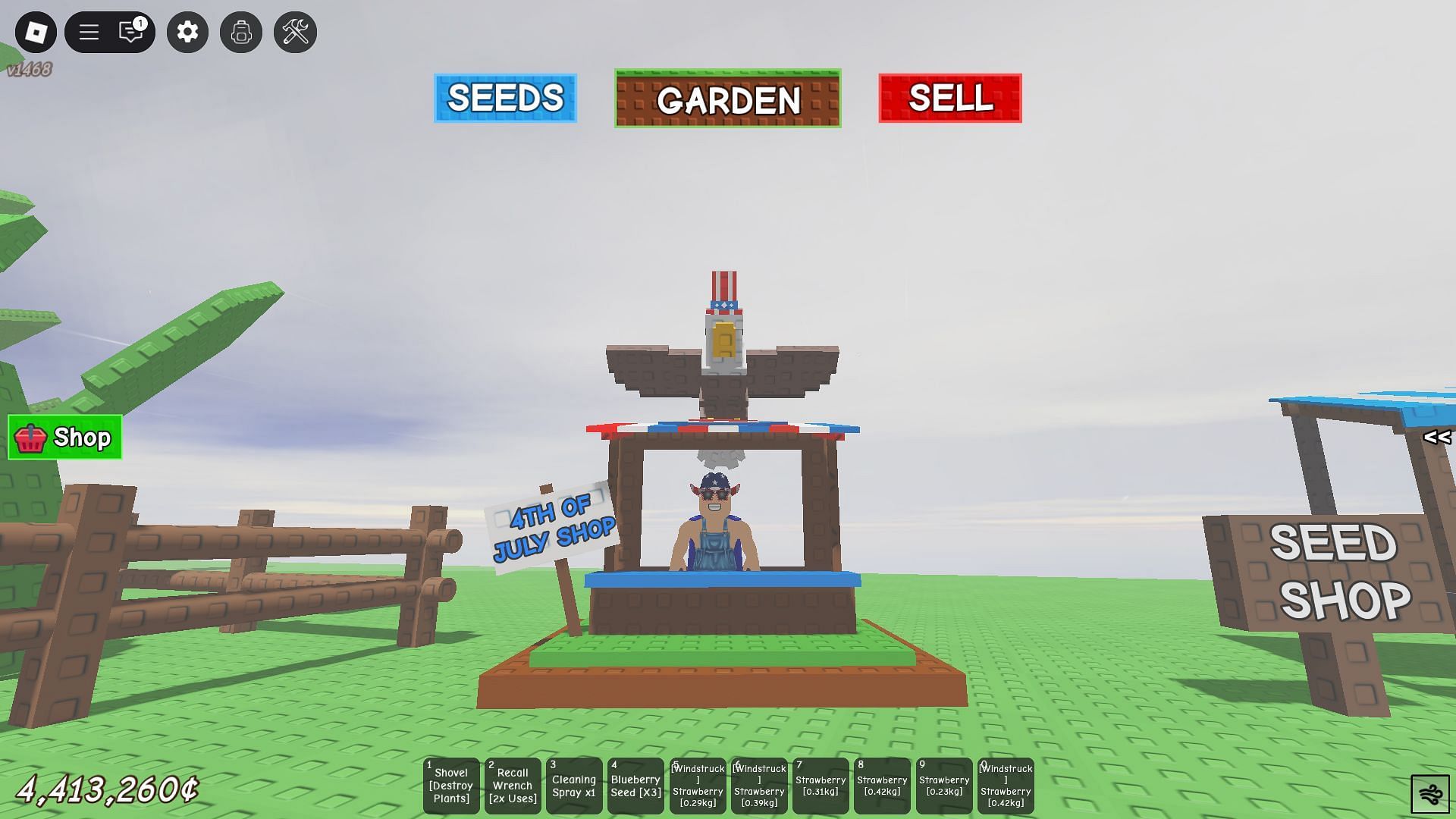 Grow a Garden руководство по обновлению 4th of July