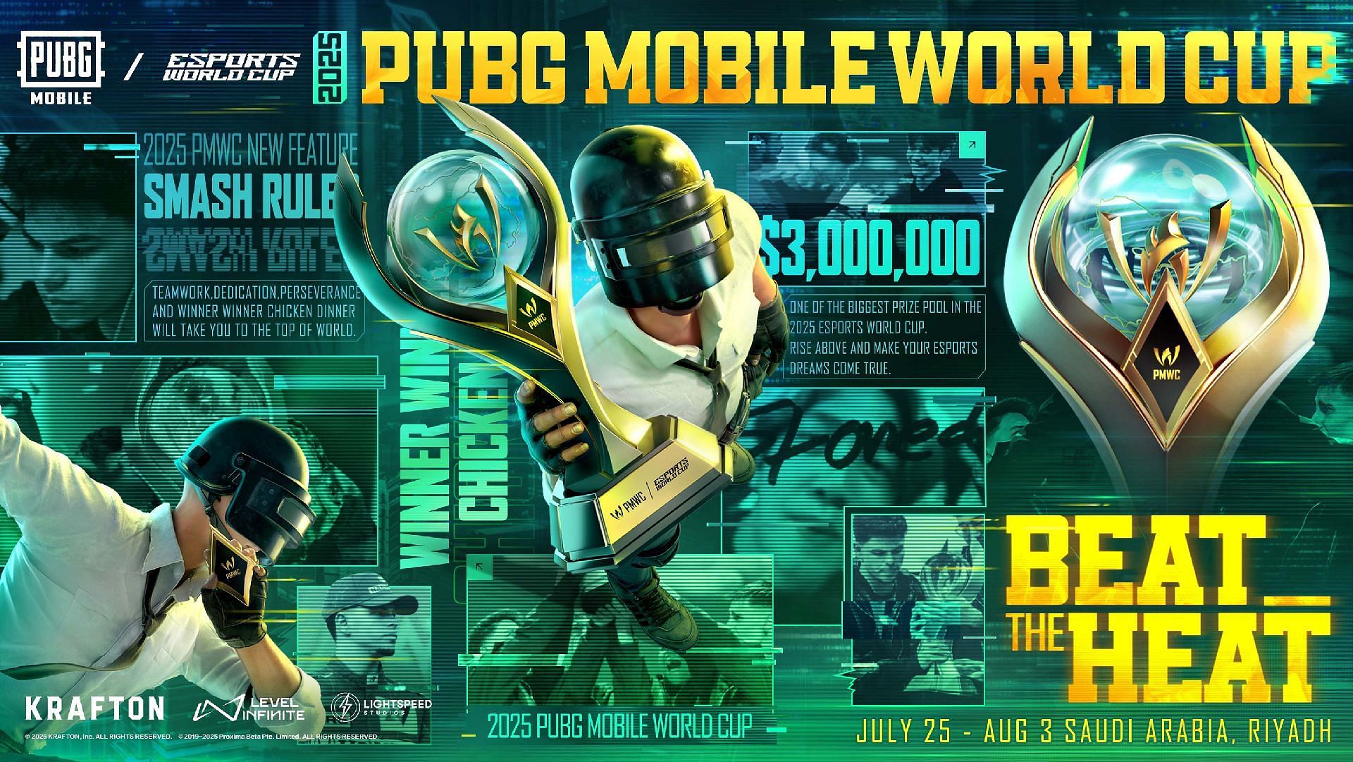PUBG Mobile World Cup (PMWC) 2025: Дата, команды и призовой фонд