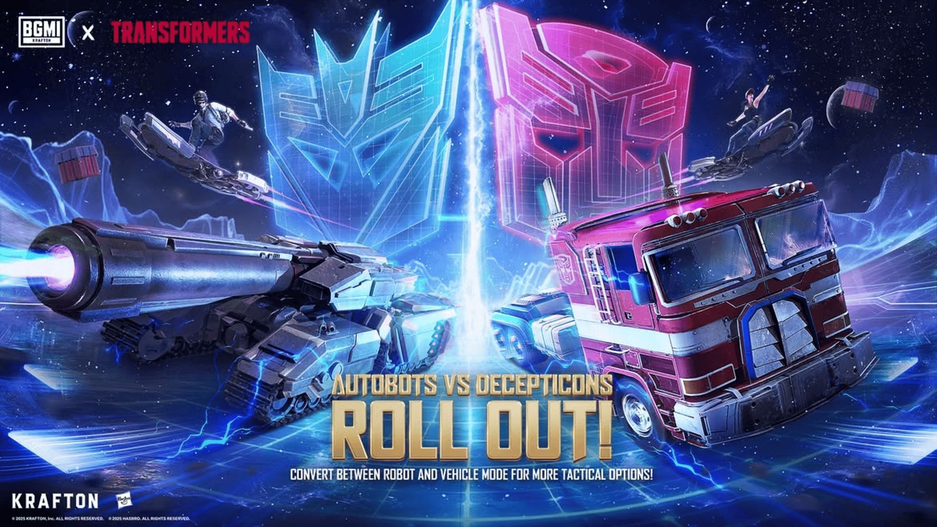 Как играть в режим Transformers в обновлении BGMI 3.9