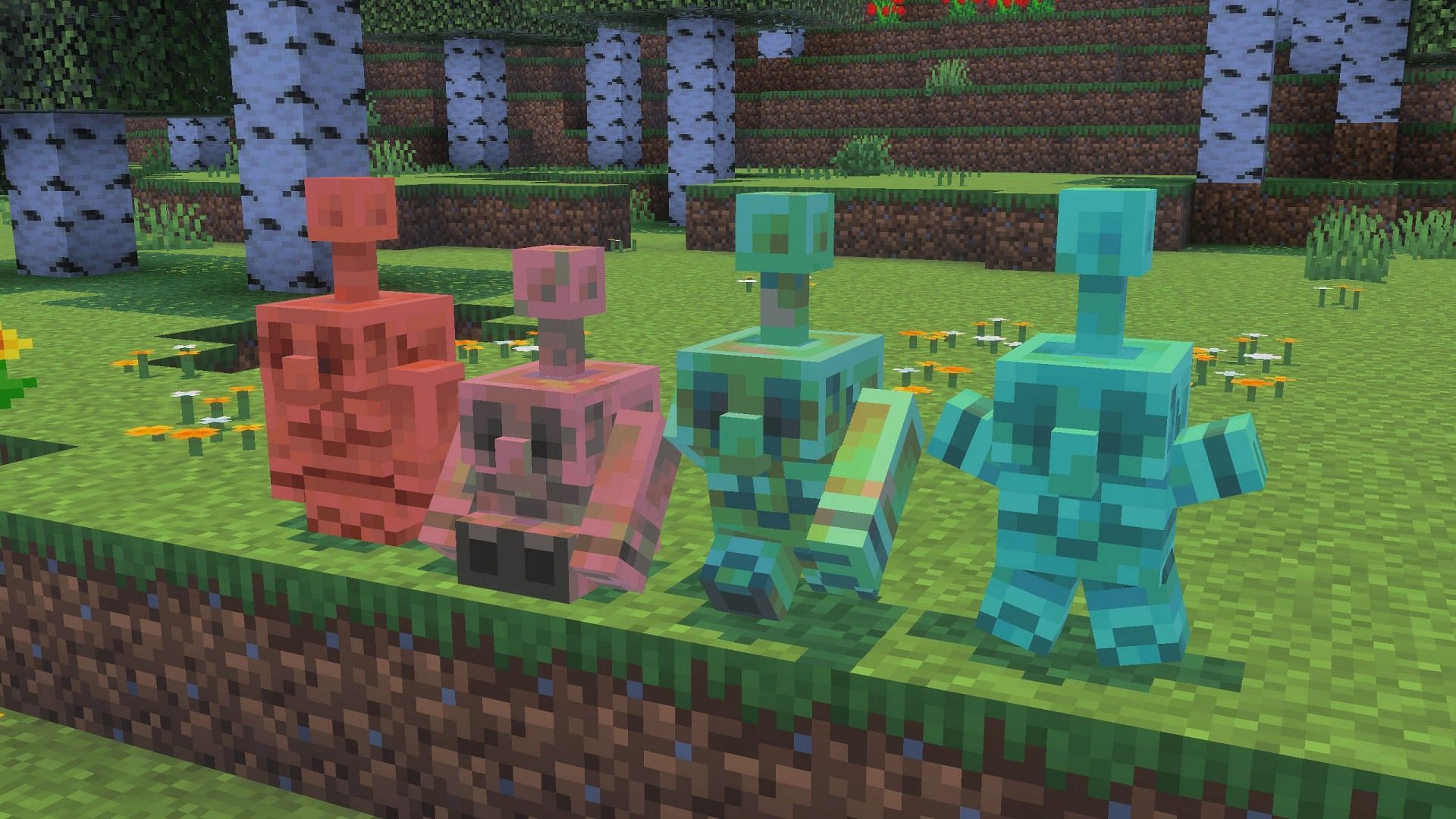 Медный голем приносит новый вид декорации в Minecraft