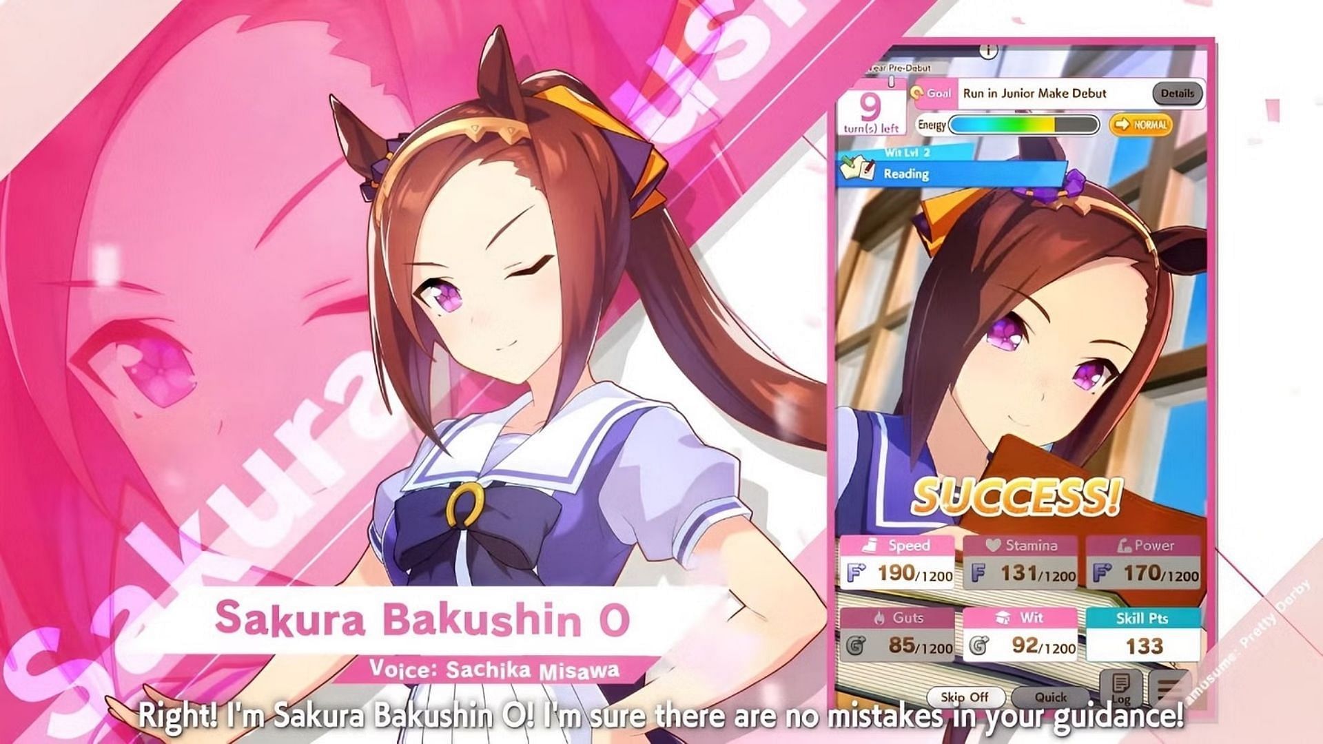 Все выборы событий Sakura Bakushin O и их влияние в Umamusume: Pretty Derby