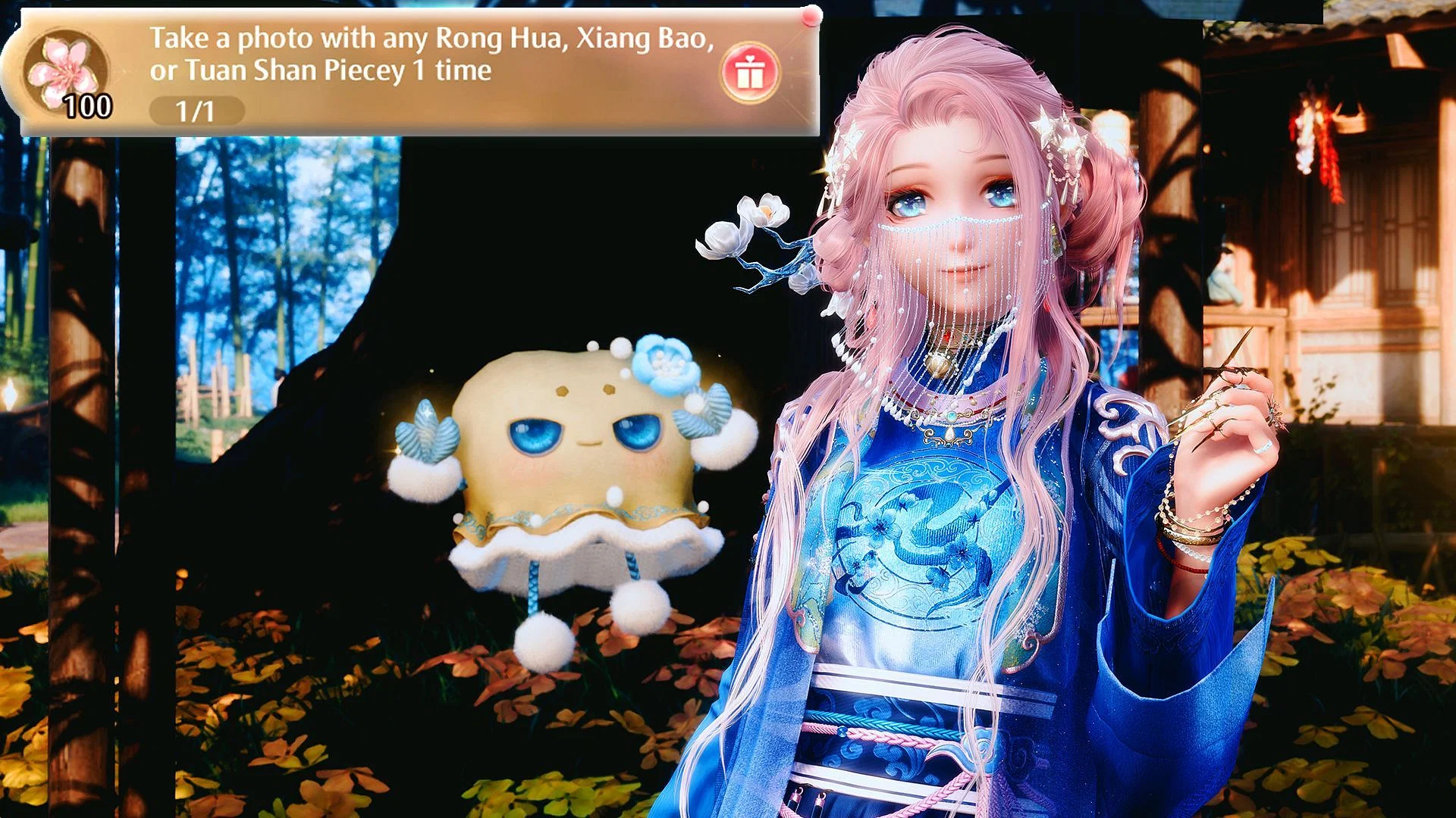 Infinity Nikki: Как сделать фото с любым Rong Hua, Xiang Bao или Tuan Shan Piecey 1 раз