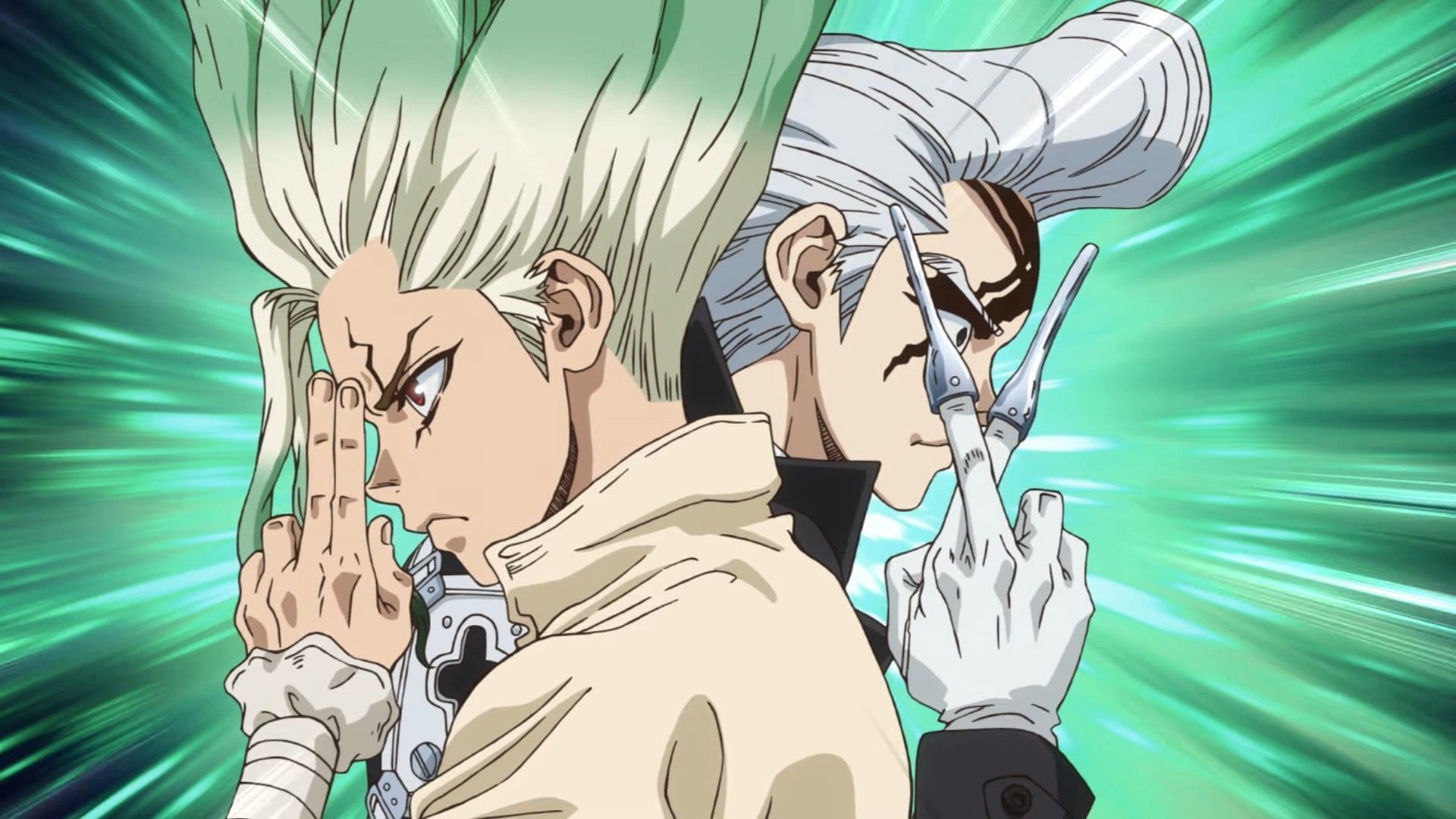 Dr. Stone: Science Future part 2 episode 1: Сенку и Ксено объединяются, чтобы разгадать тайну Петри-Луча