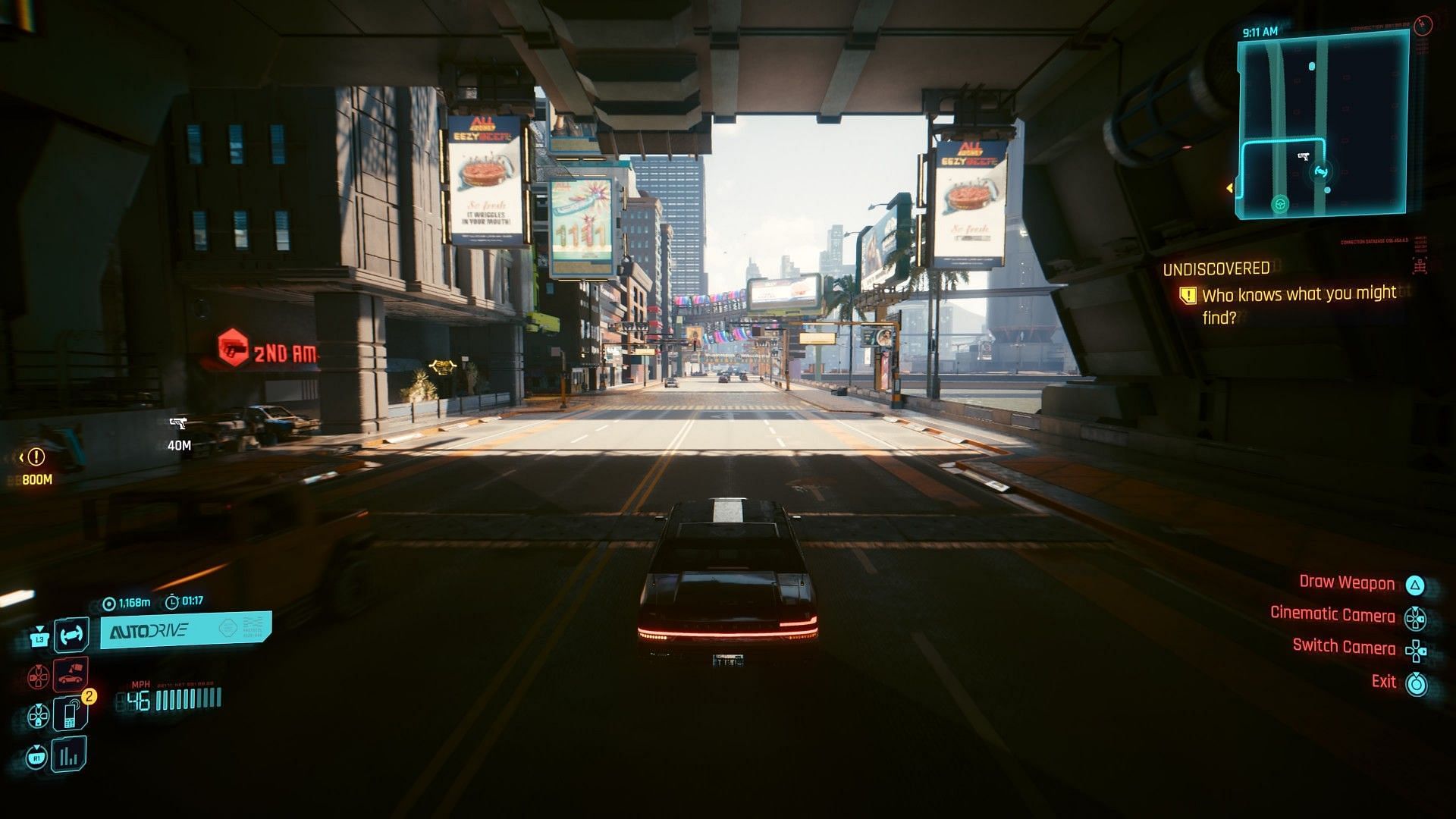 Как воспользоваться Auto Drive в Cyberpunk 2077