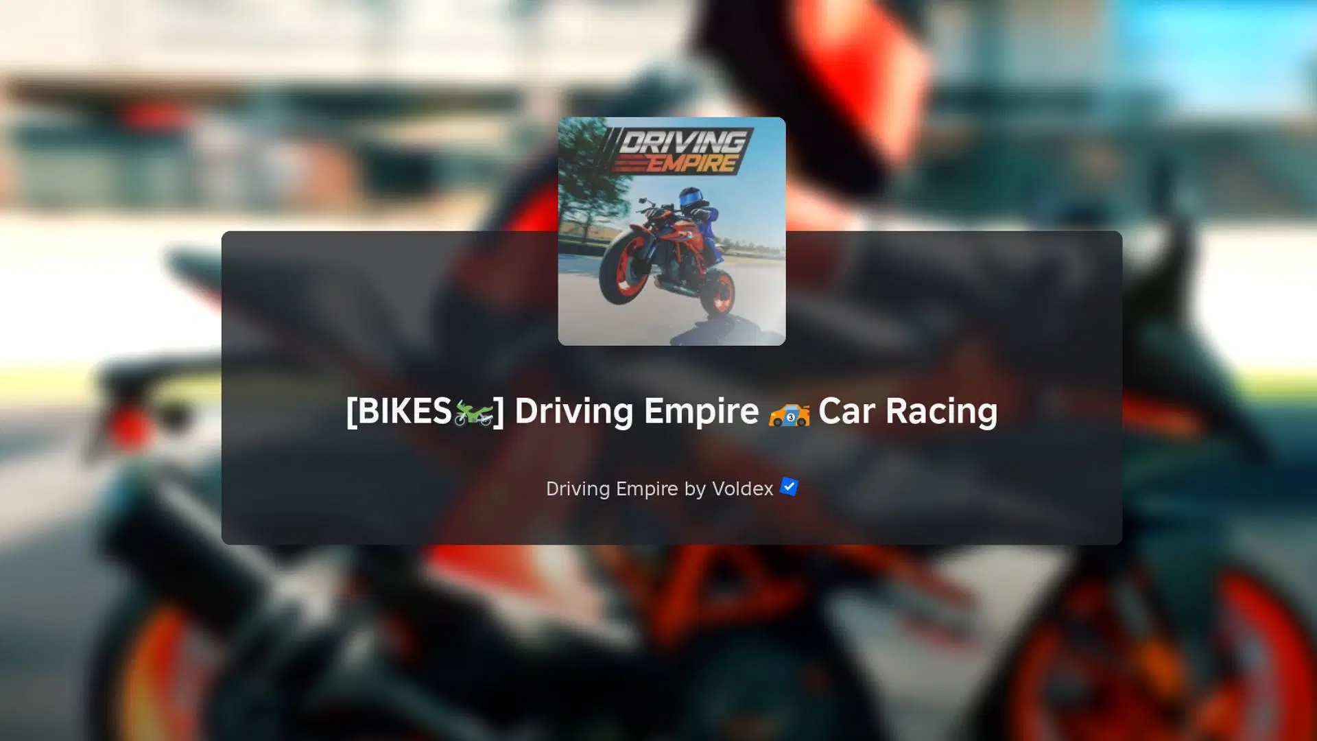 Как получить KTM мотоциклы в Driving Empire