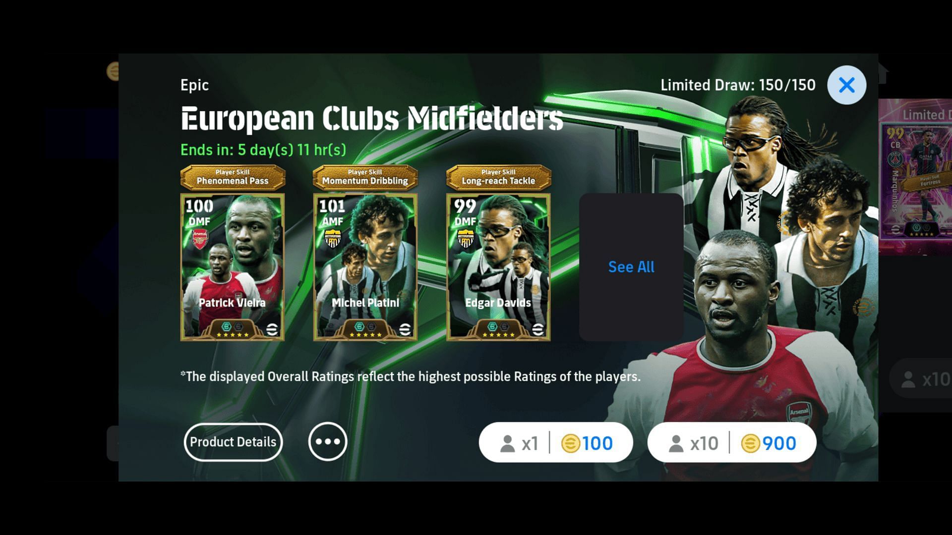 eFootball 2025 European Club Midfielders Pack: Расписание и изучение Legendary Player cards