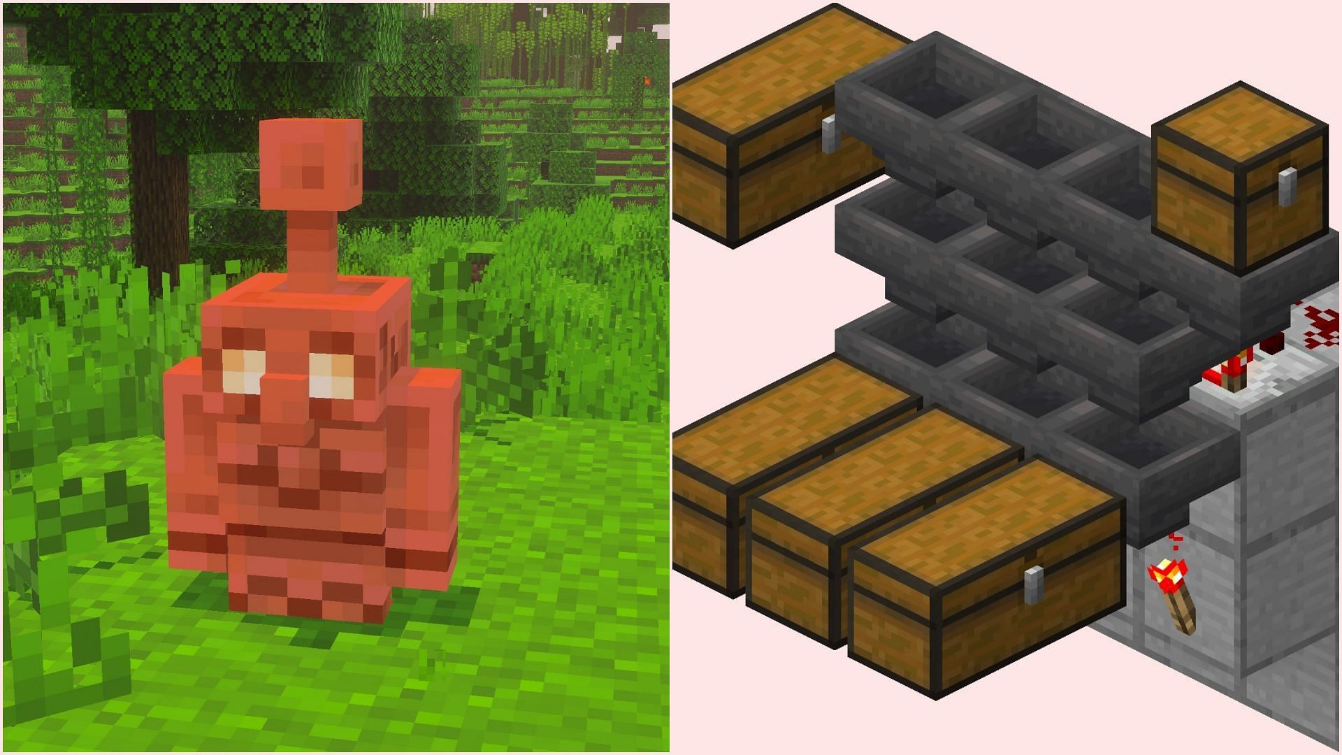 Медный голем против автоматической сортировки: что лучше в Minecraft?
