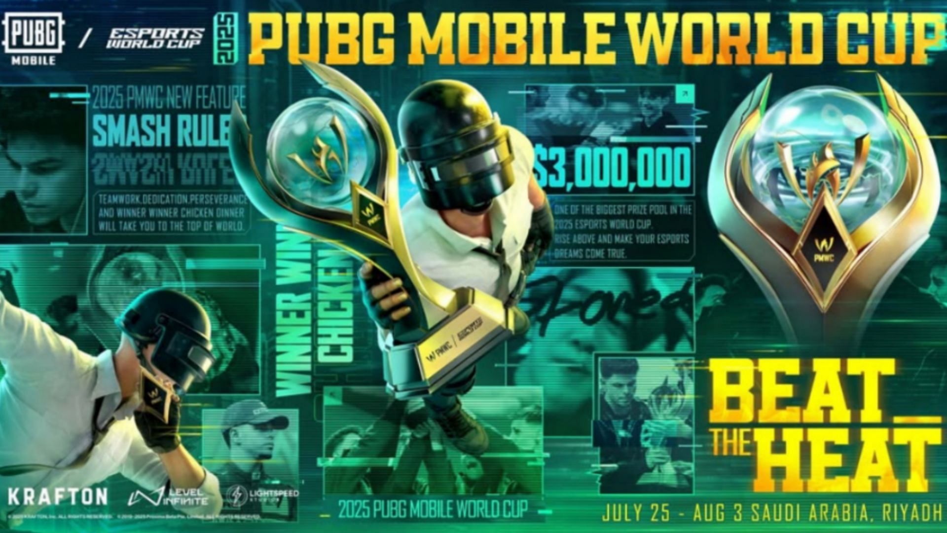 PUBG Mobile World Cup (PMWC) 2025 Grand Finals: Объявлены даты и расписание трансляций