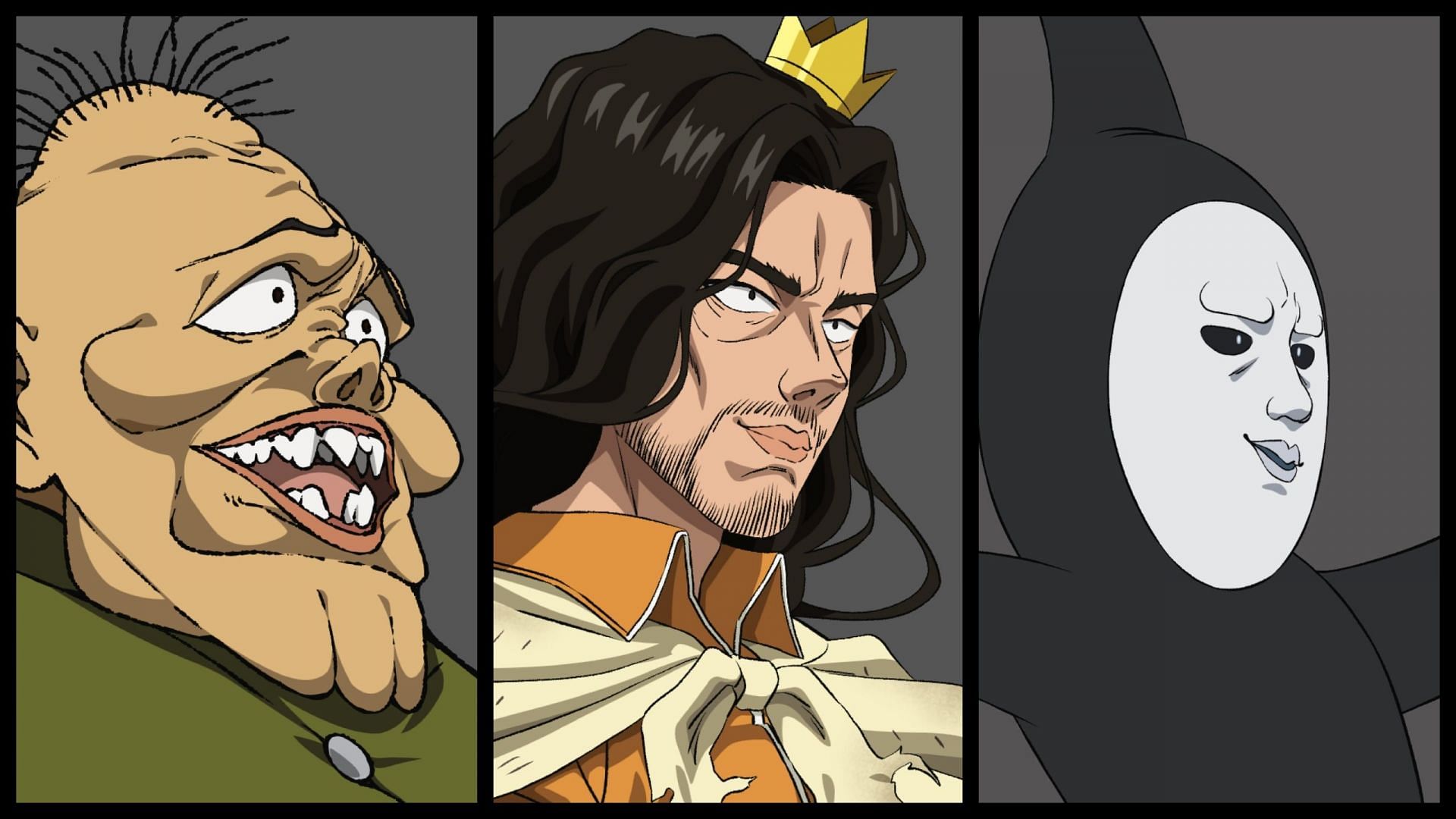 One Punch Man сезон 3 представил визуалы для President Ugly, Homeless Emperor и Black Sperm