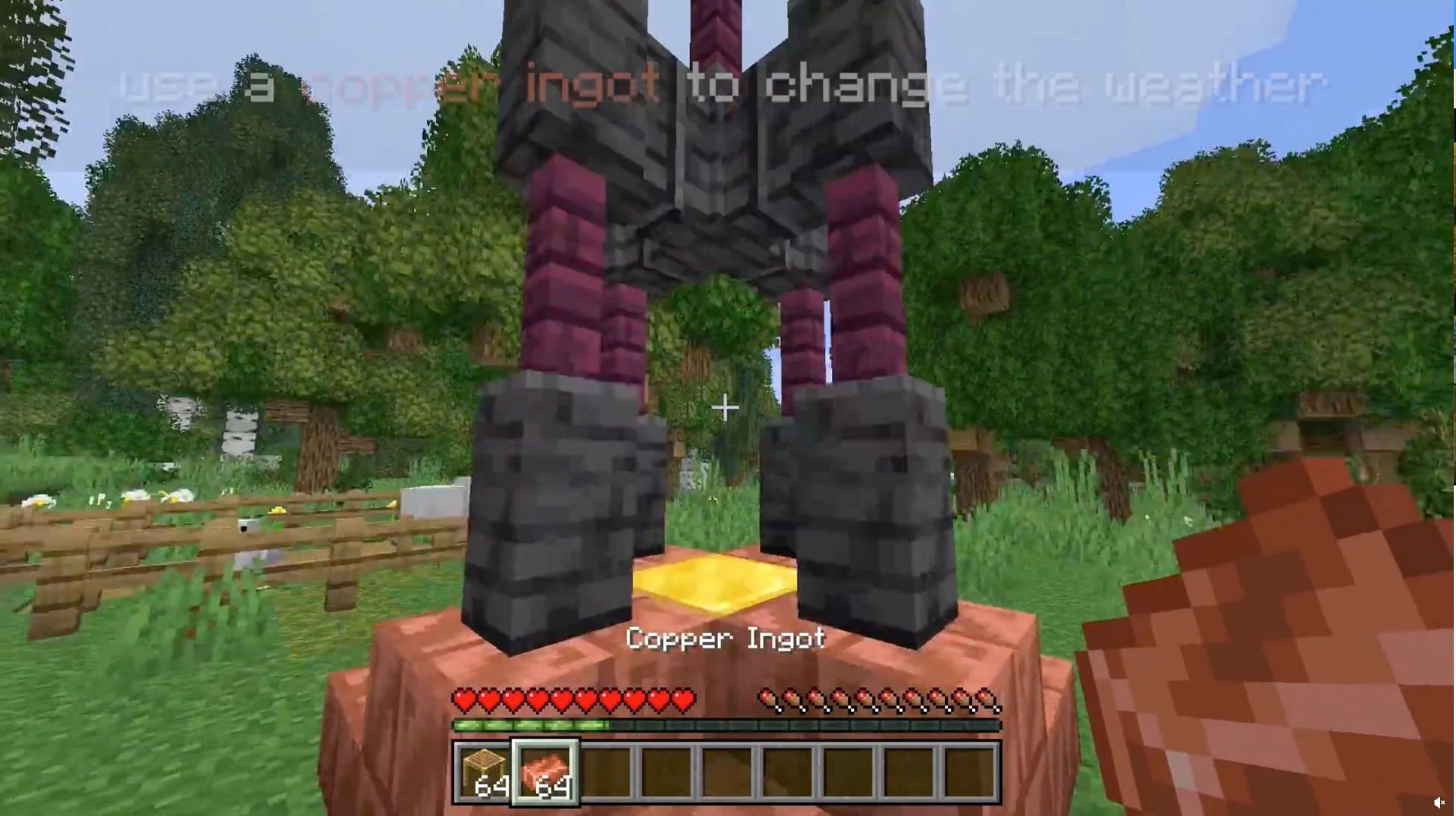 Фанат Minecraft добавляет уникальную структуру, позволяющую игрокам изменять погоду