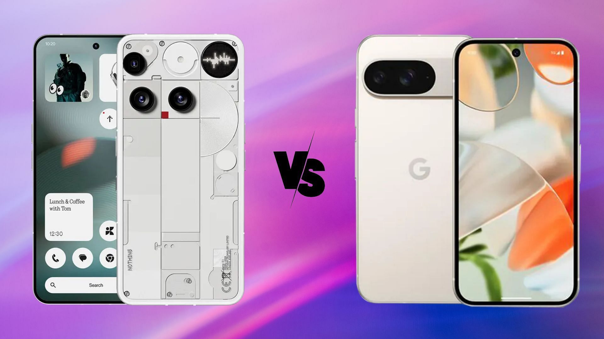 Nothing Phone 3 против Google Pixel 9: какой смартфон лучше?